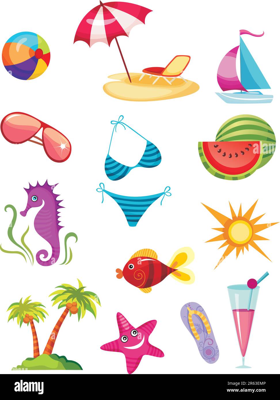 vector illustration of a travel icon set Stock Vector Image & Art - Alamy