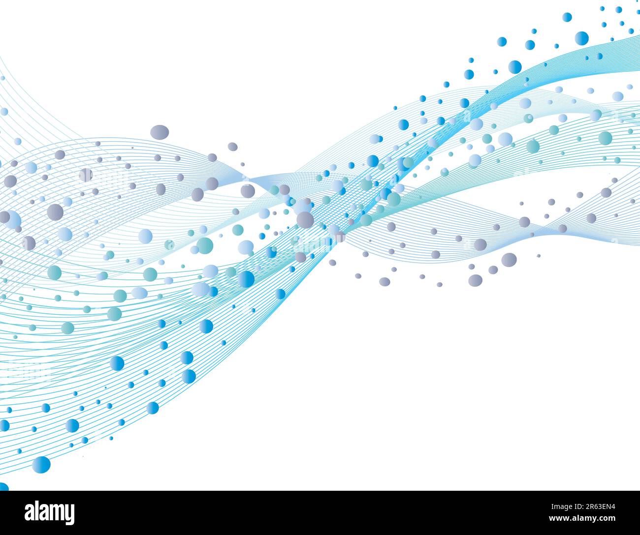 Abstract water vector background with bubbles of air Stock Vector Image ...