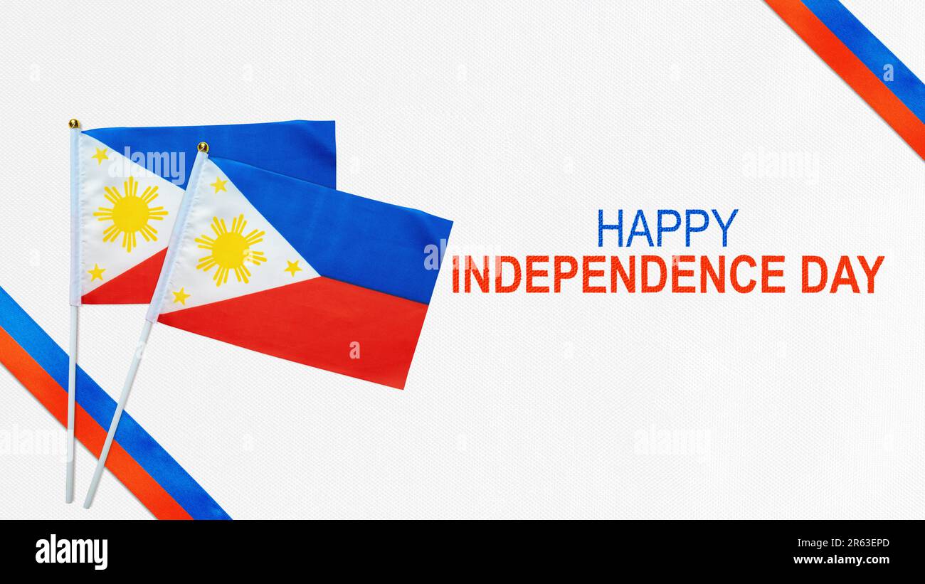 Philippine Flag Color Philippines Independence Day Concept Stock Photo philippine-flag-color-philippines-independence-day-concept-stock-photo