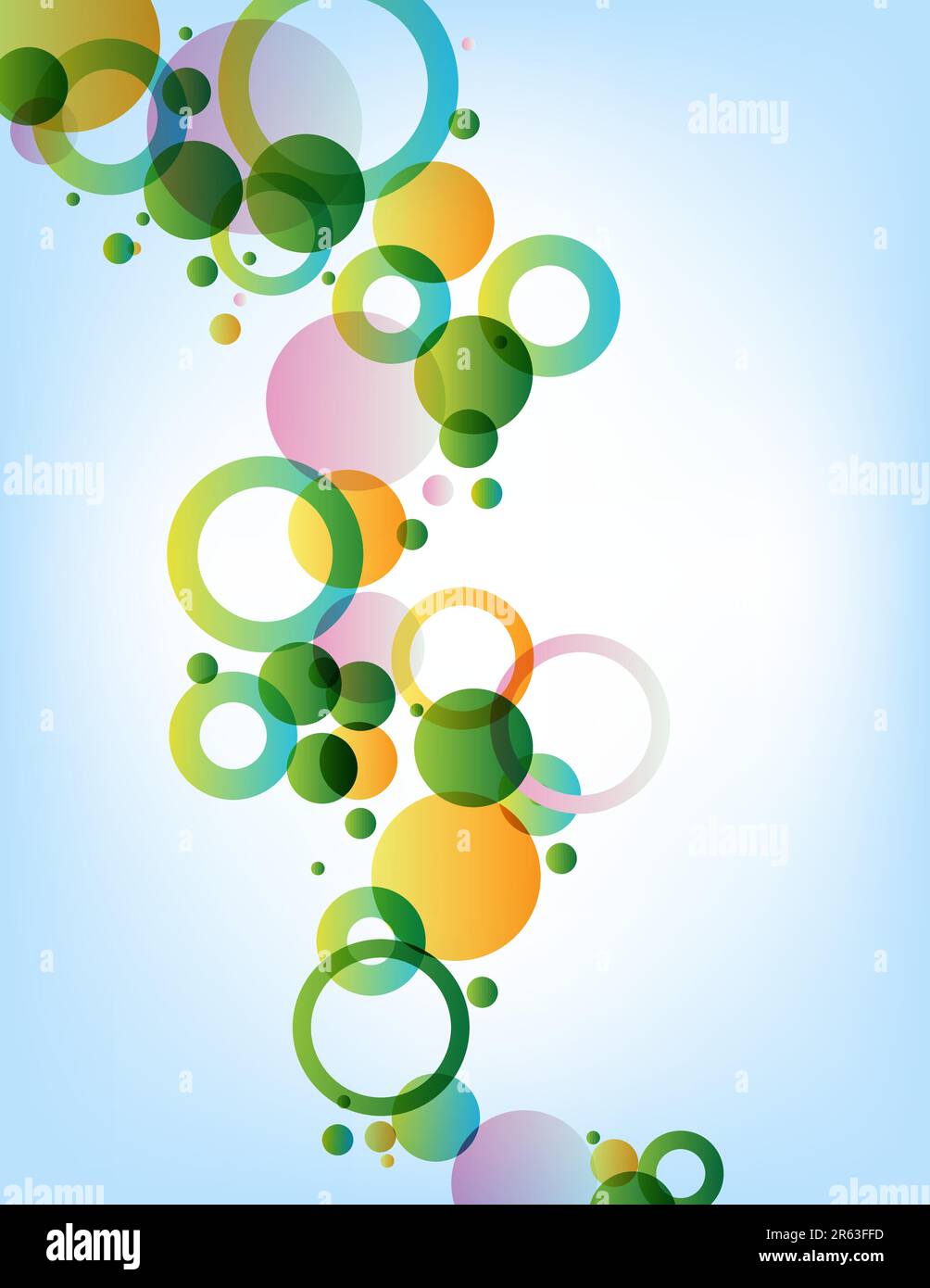 An image of Transparent Hoops. Stock Vector