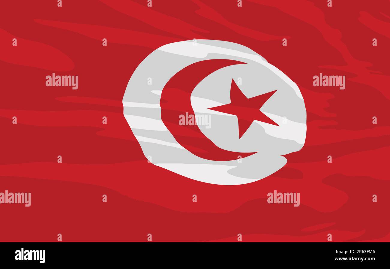 Vector flag of Tunisia Stock Vector Image & Art Alamy