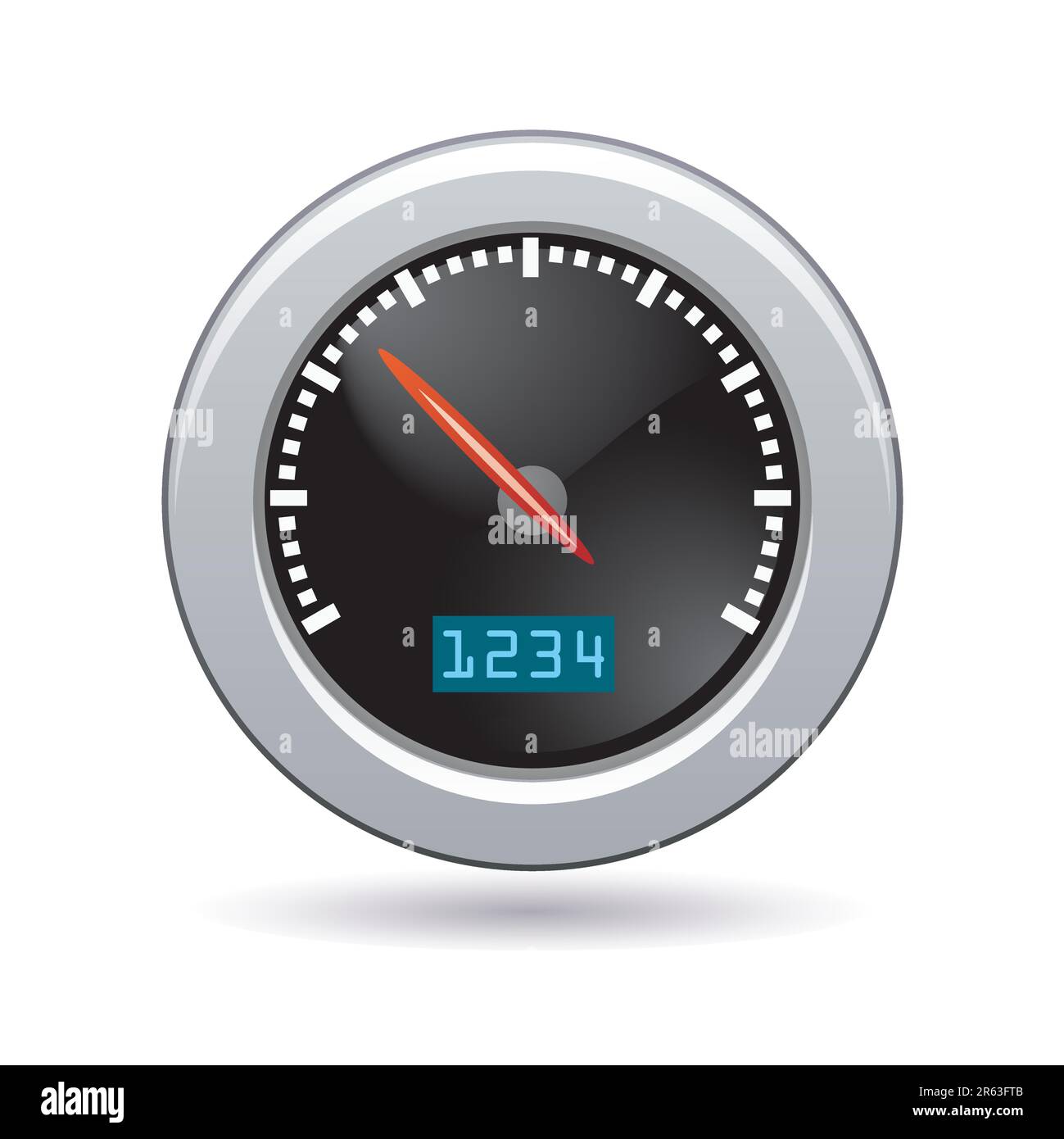 Speedometer icon Stock Vector