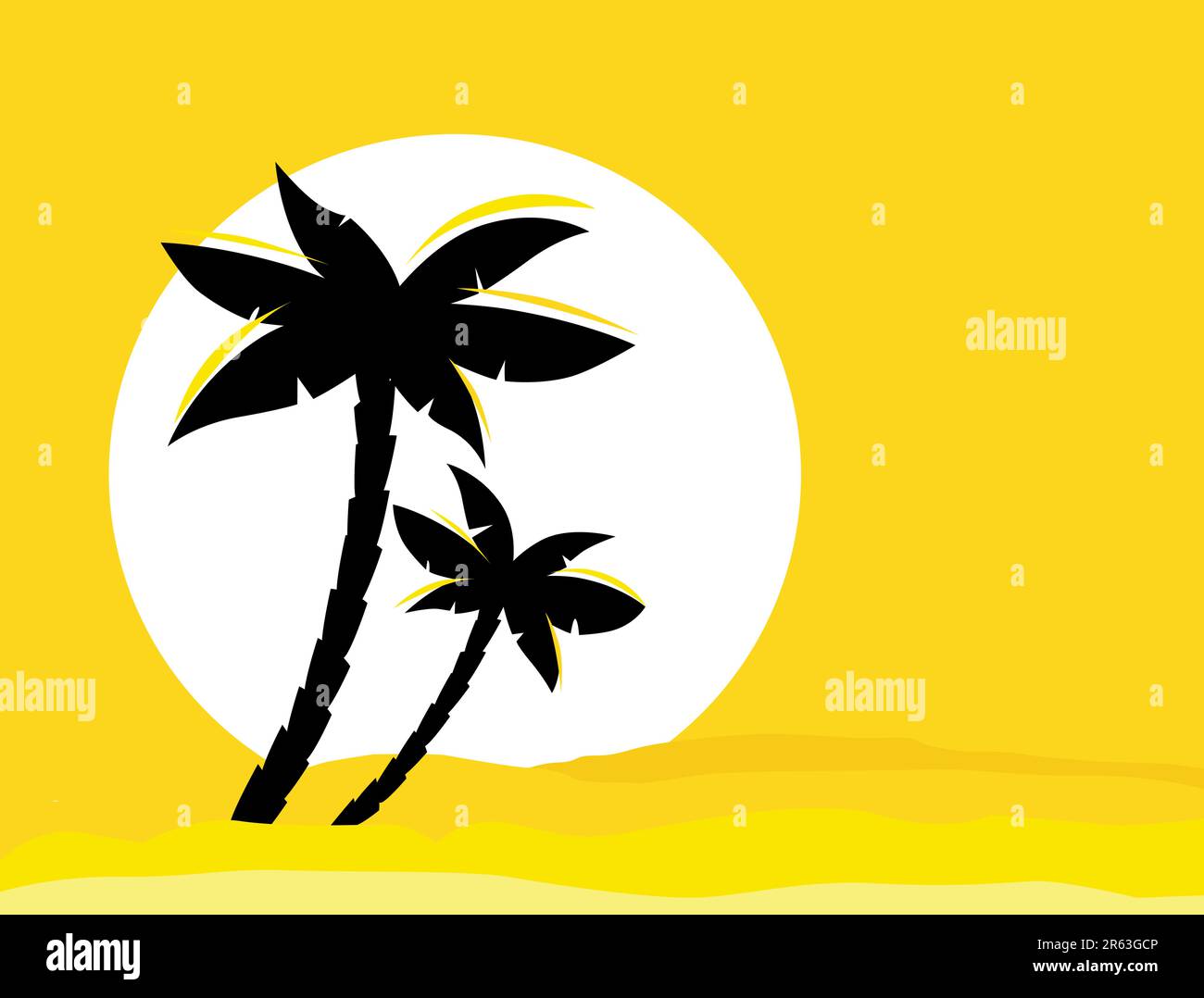 Perfect image of sunset Stock Vector Images - Alamy