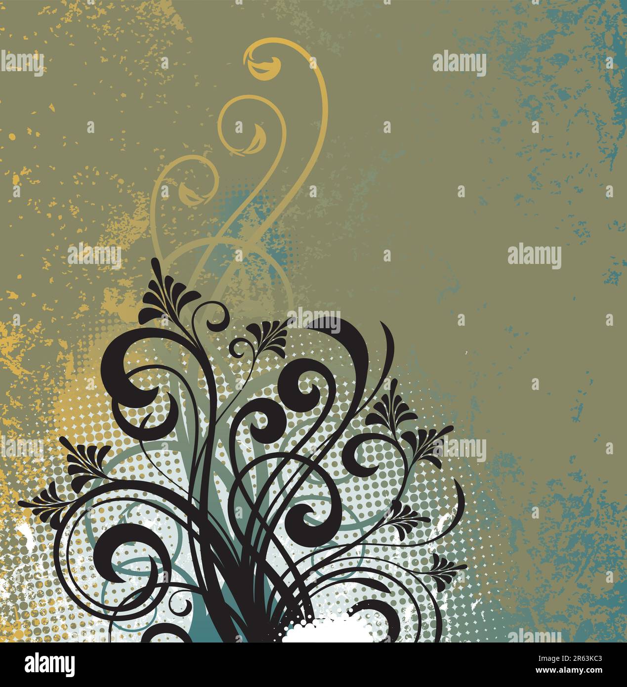 vector ornament In flower style Stock Vector Image & Art - Alamy