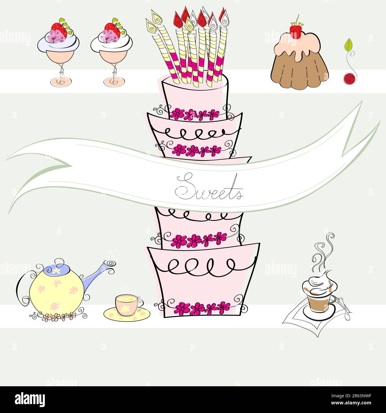Sweets Stock Vector