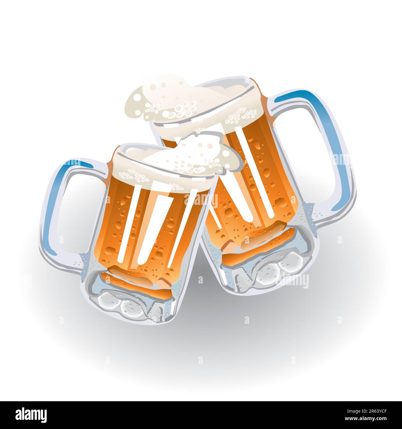 Overflow glasses Stock Vector Images Alamy