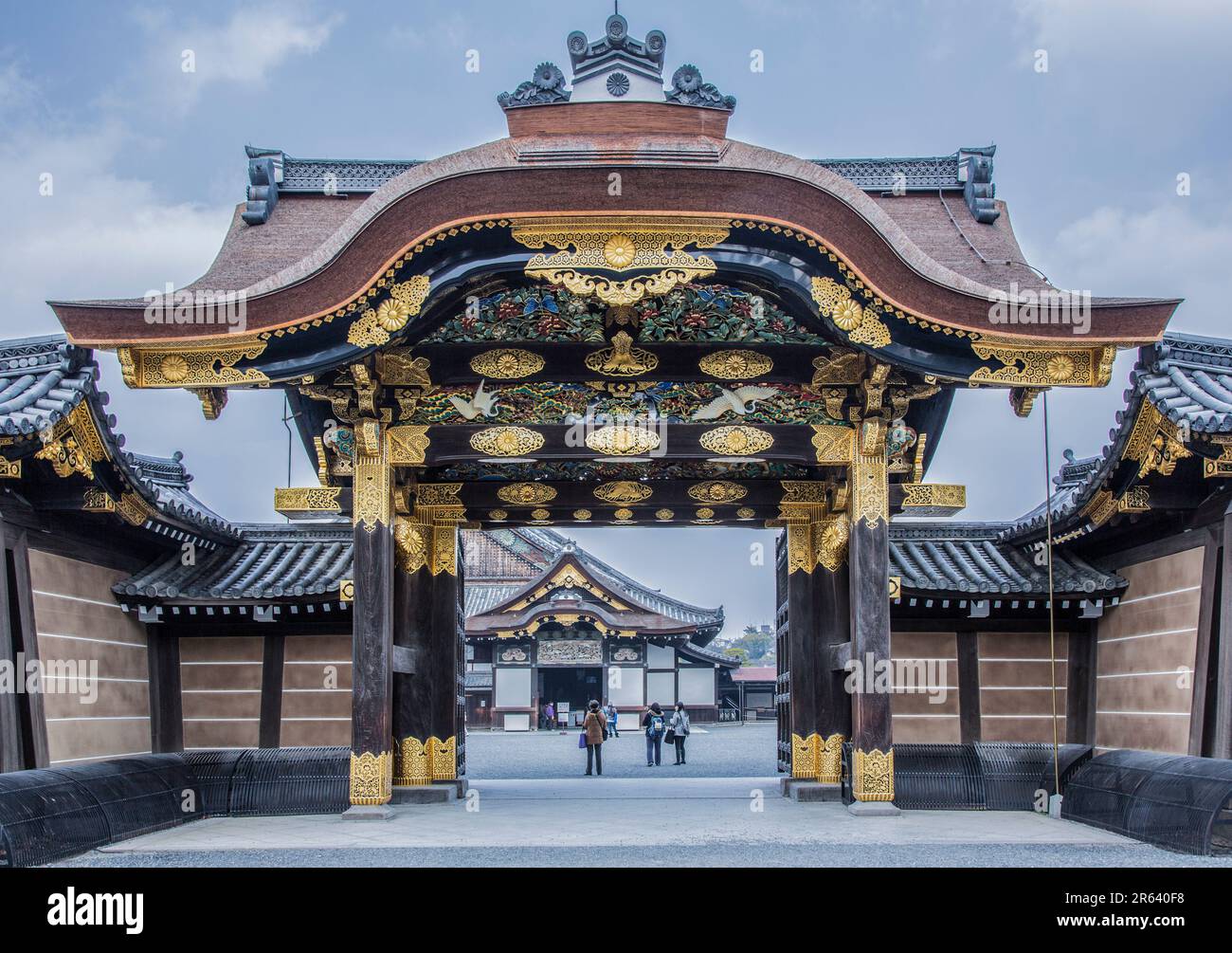 Karamon Gate of Nijo Castle Stock Photo