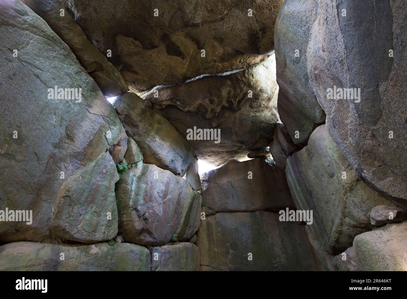 Interior of Ishibutai Kofun Tomb Stock Photo Alamy