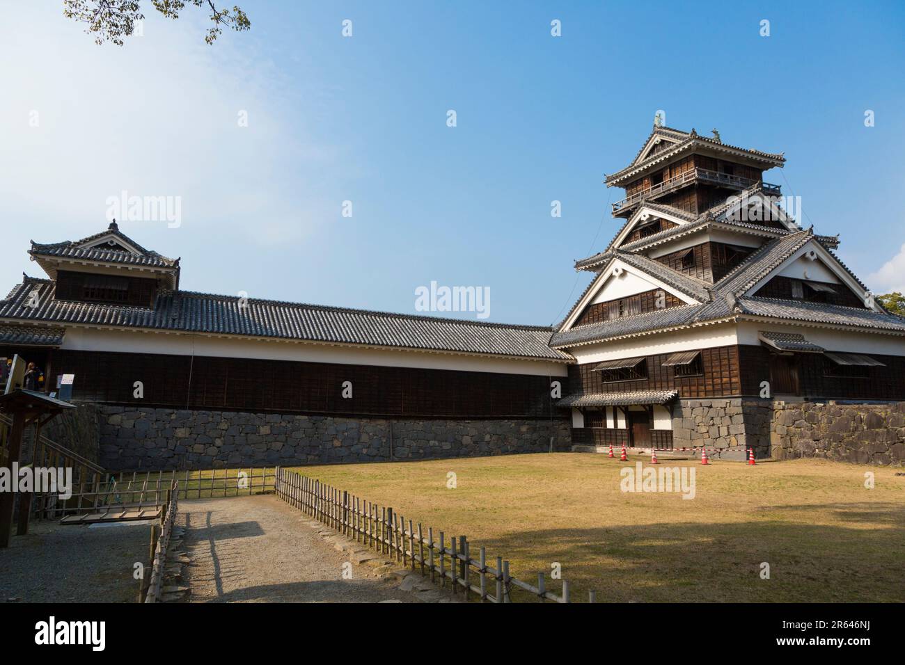 Kumamoto Castle’s Uto turret Stock Photo