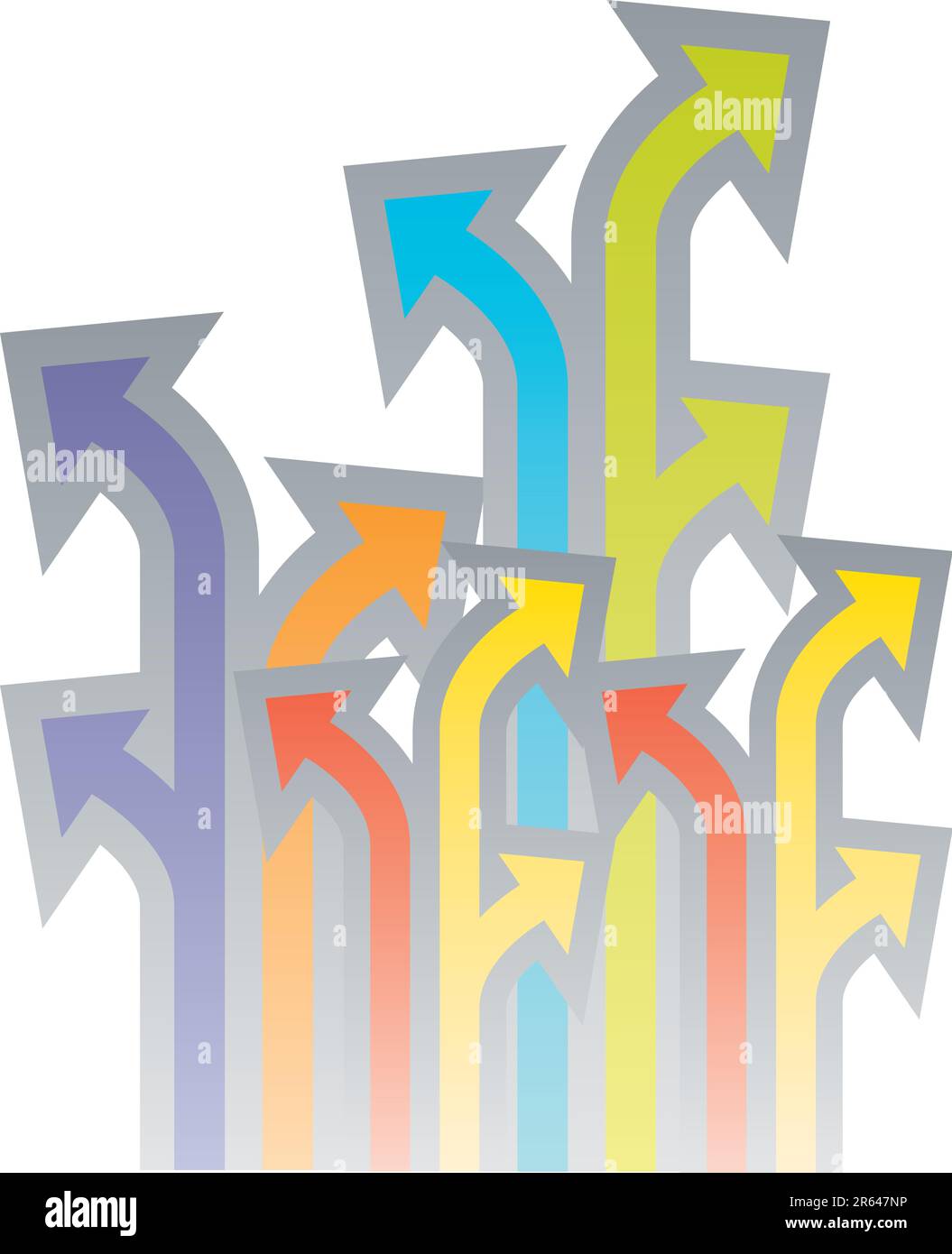 Arrows background vector illustration Stock Vector Image & Art - Alamy