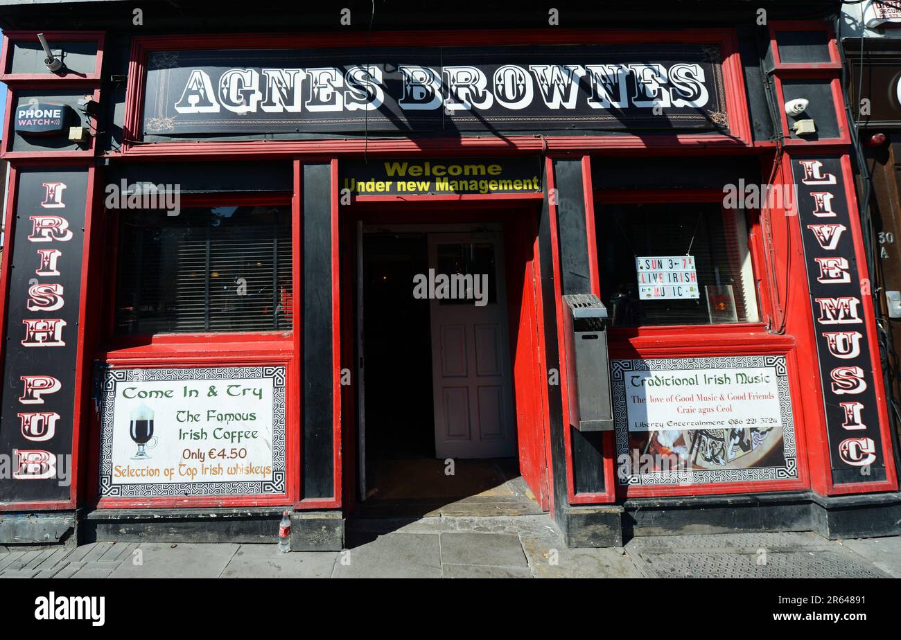 Agnes Brownes on Thomas Street in Dublin, Ireland. Stock Photo