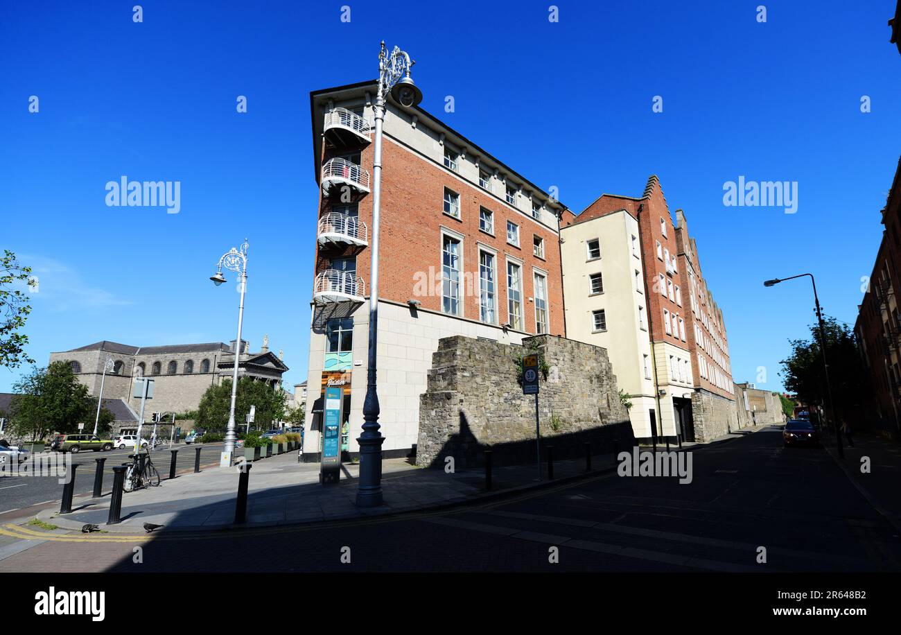 The Old Dublin City Wall in Dublin, Ireland Stock Photo Alamy