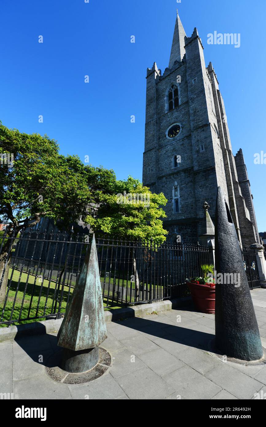 St Patrick's Cathedral in Dublin, Ireland. Stock Photo