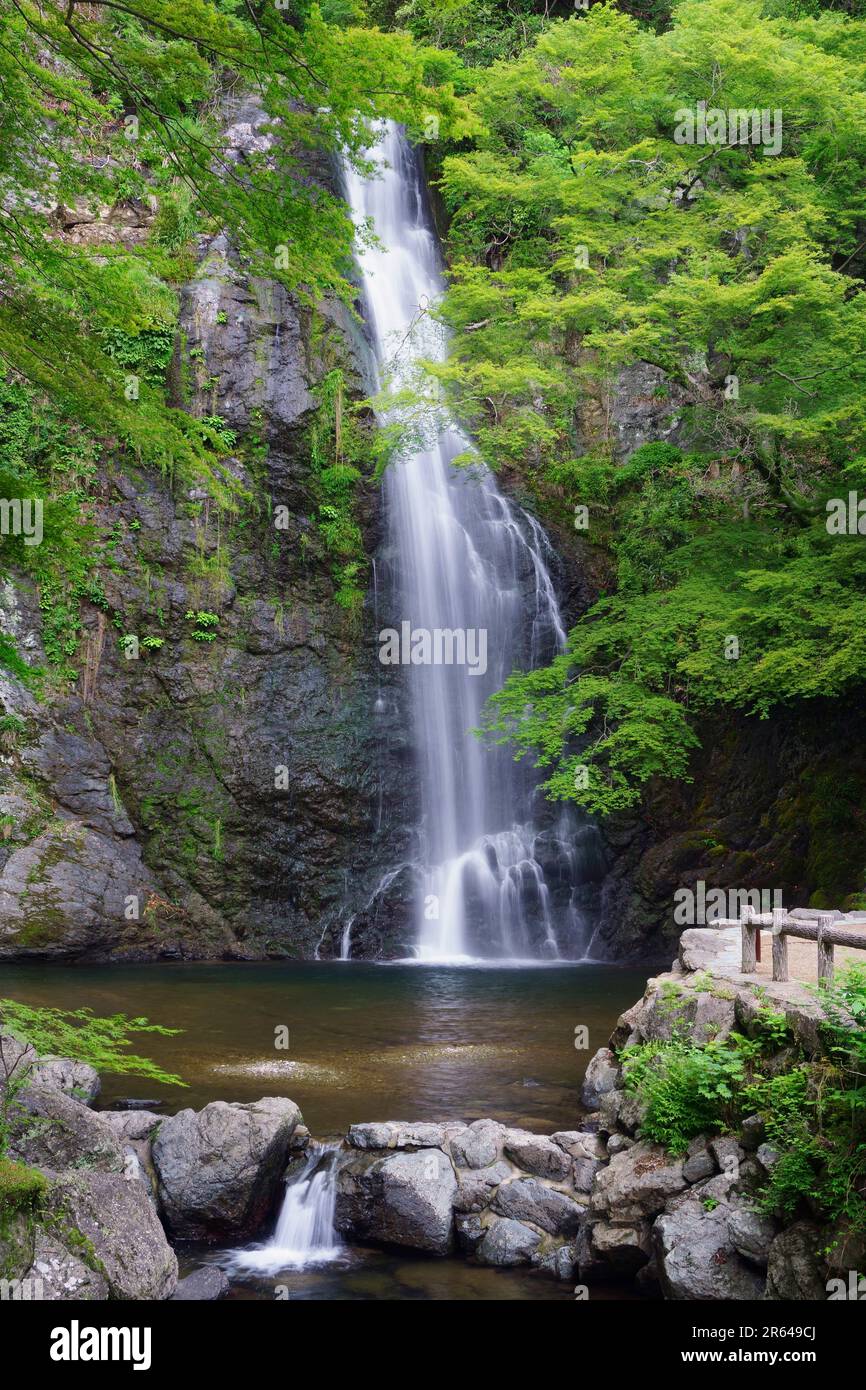 Minoh Great Falls Stock Photo Alamy