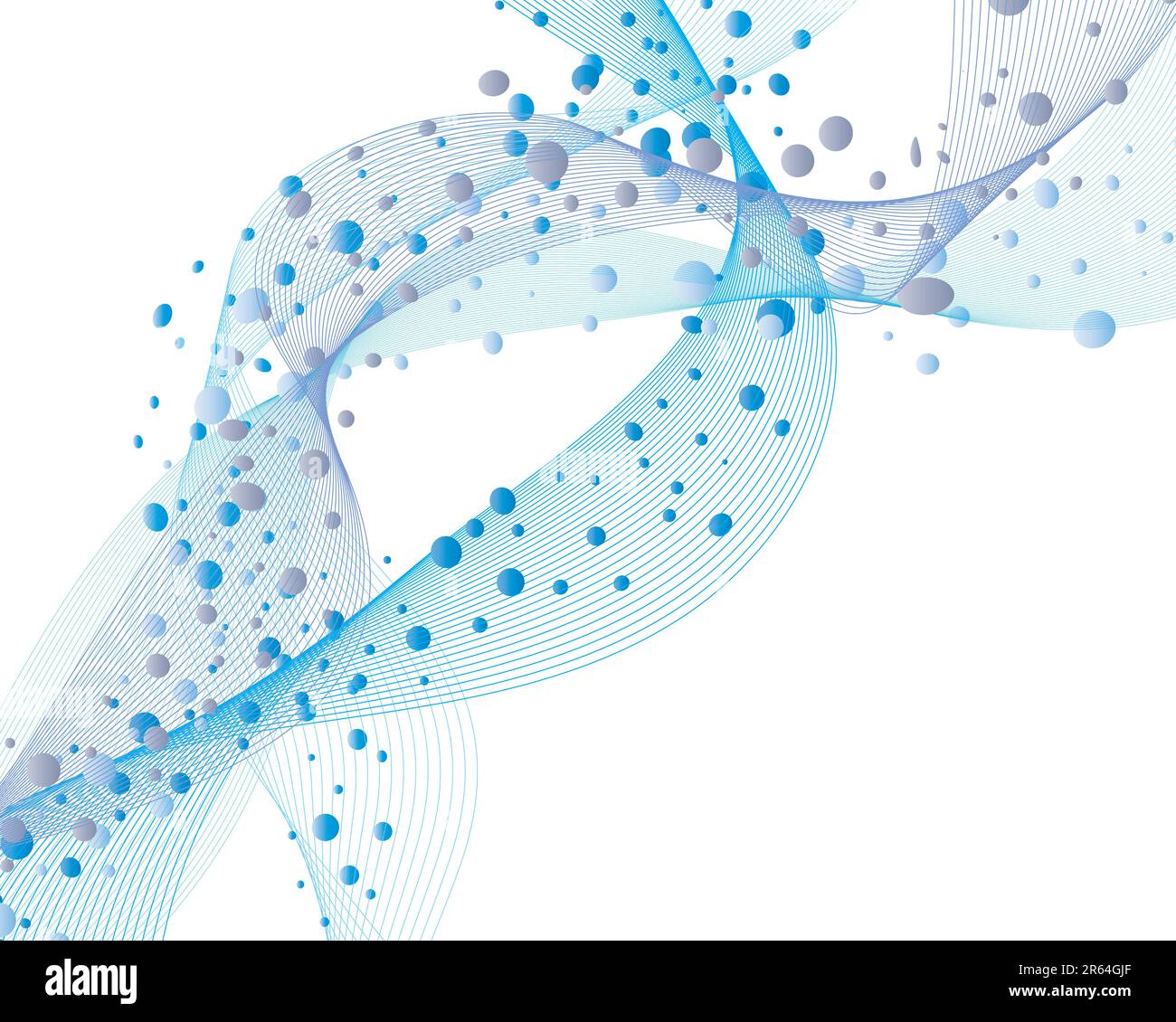 Abstract water vector background with bubbles of air Stock Vector Image ...