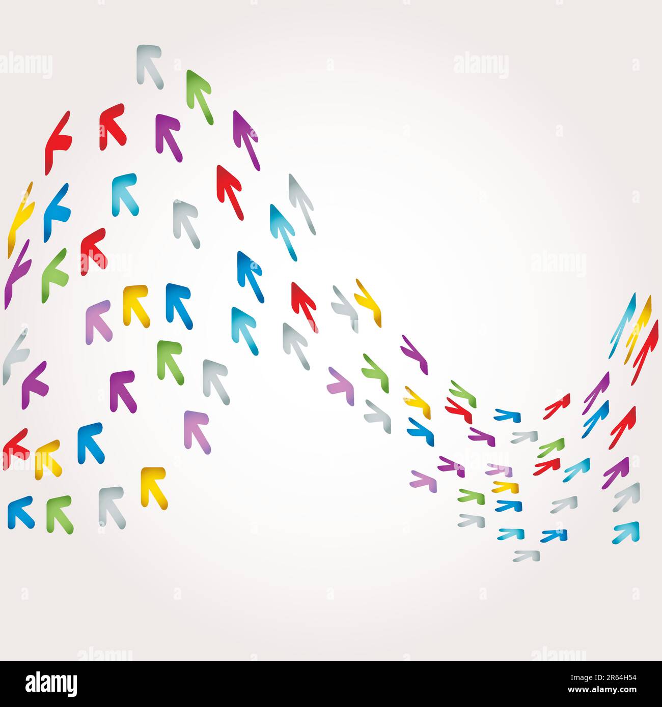 Multicolored dot background vector arrows illustration Stock Vector ...