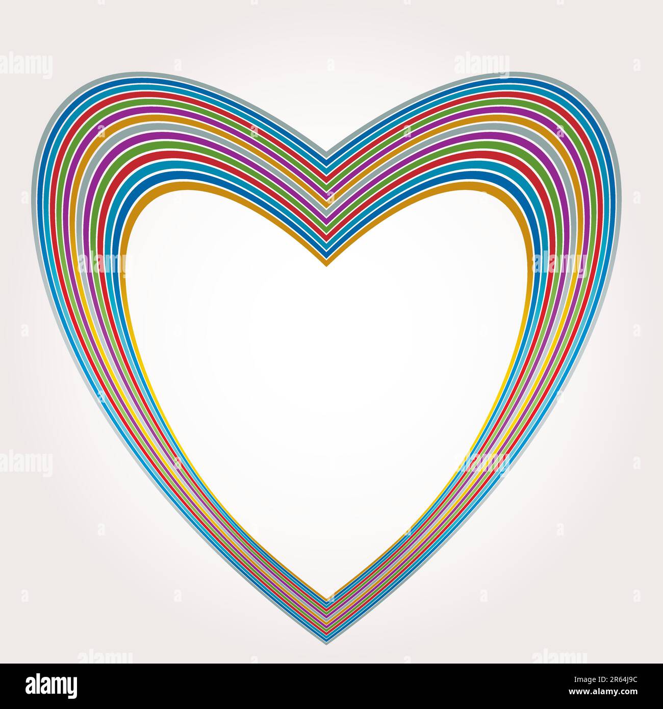 Abstract red heart - vector illustration. Valentine's day Stock Vector ...