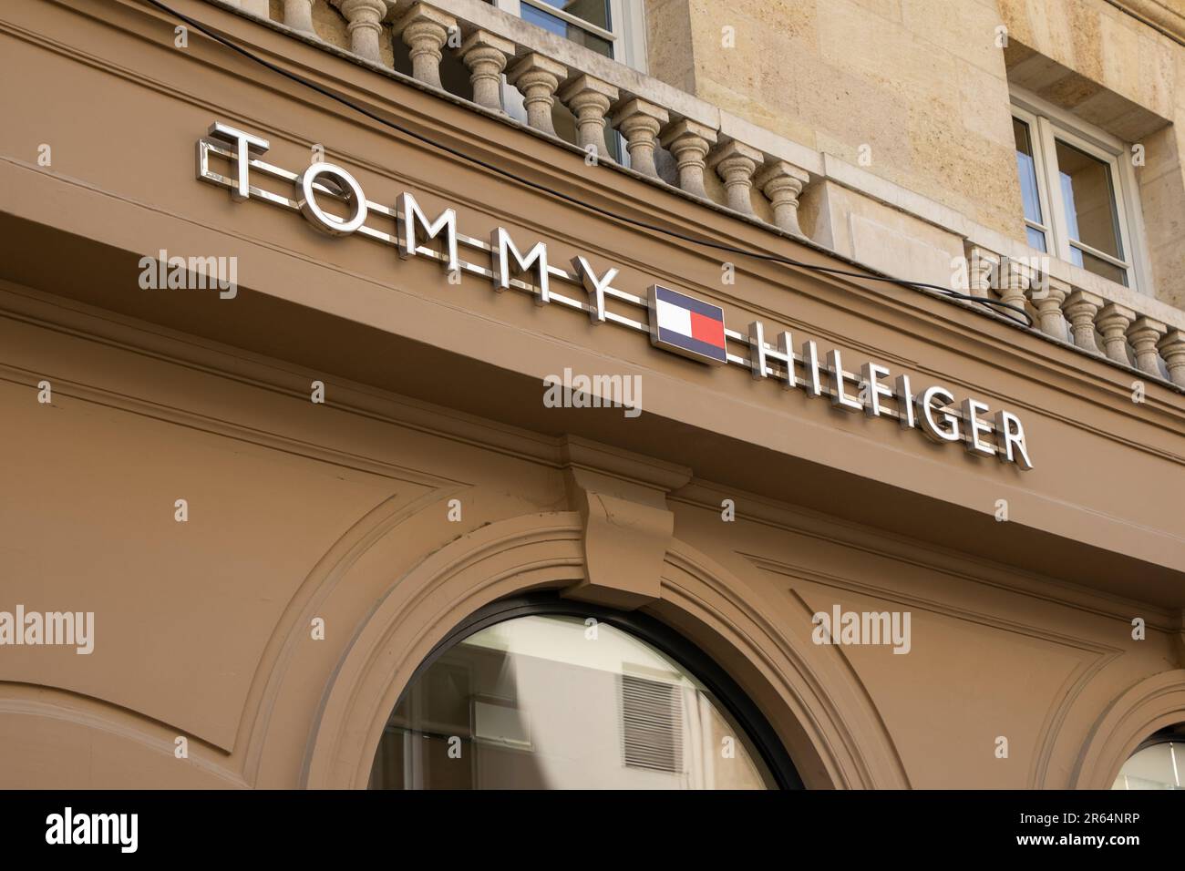 Bordeaux , Aquitaine France - 06 06 2023 : tommy Hilfiger sign text and  brand logo store front of American fashion boutique clothing us chain shop  Stock Photo - Alamy