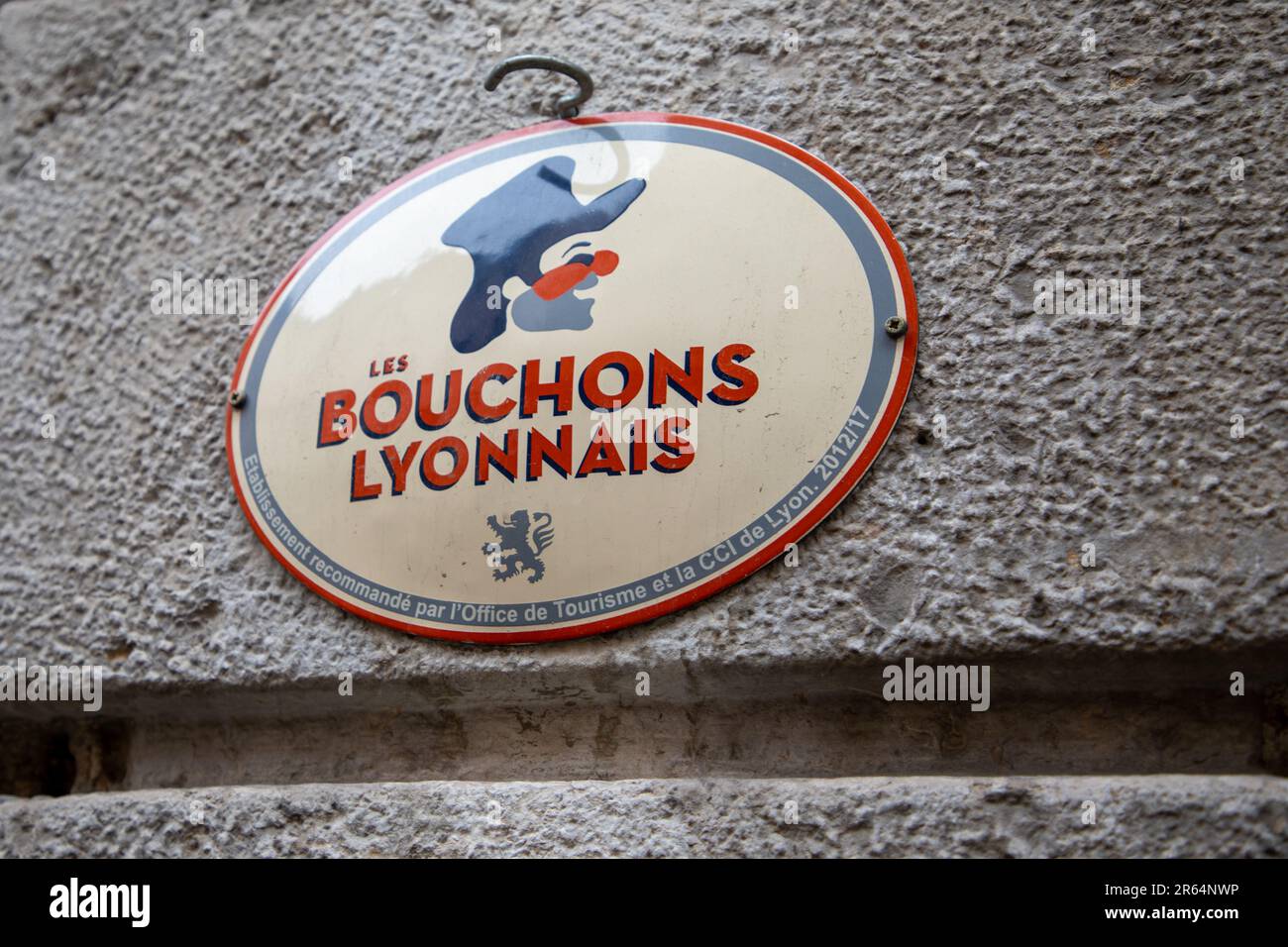Bordeaux , Aquitaine  France - 06 06 2023 : Bouchons Lyonnais logo text and brand sign typical restaurant eating specialties from Lyon and the region Stock Photo