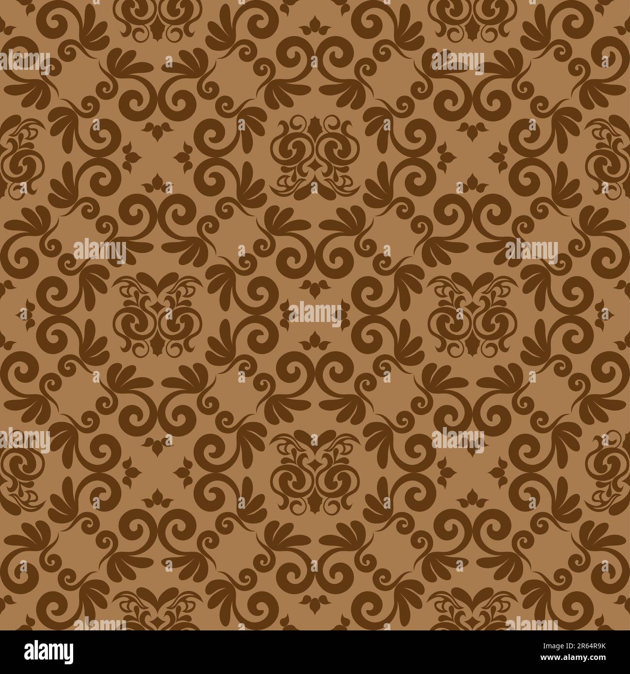 Abstract seamles vector background in victorian style Stock Vector