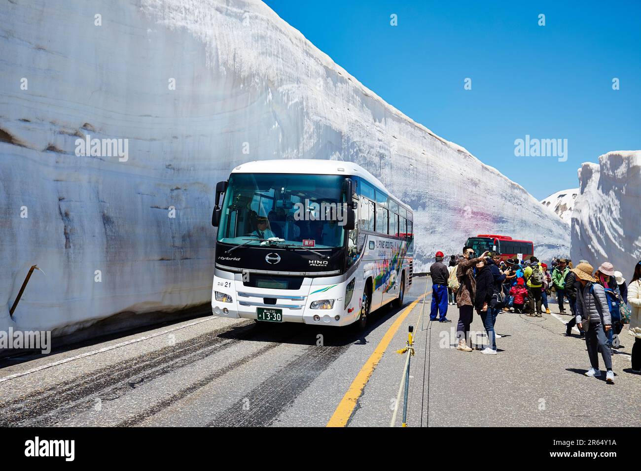 Tateyama Kurobe Alpine Route Stock Photo