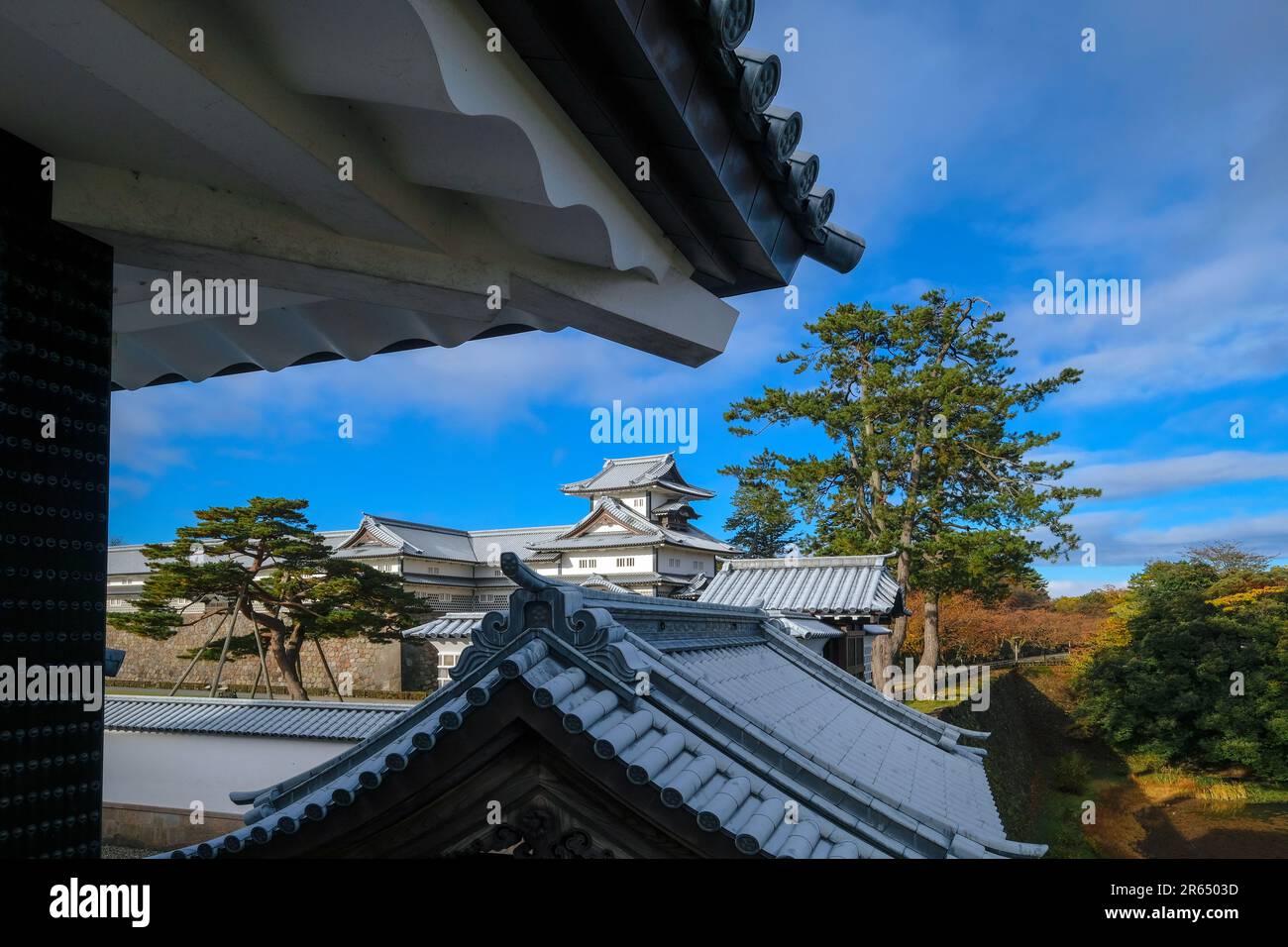 Kanazawa Castle Hishi Tower Stock Photo