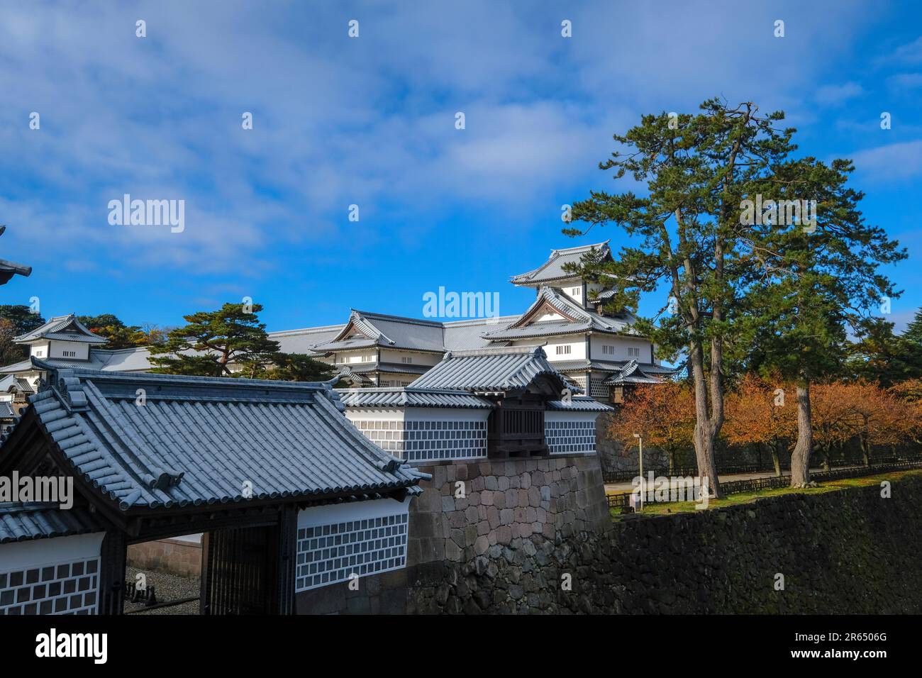 Kanazawa Castle Hishi Tower Stock Photo