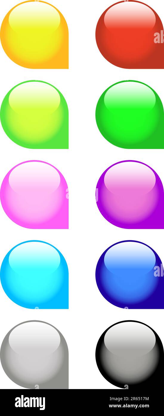 Marble Button Vector Colourful marble Stock Vector Images - Alamy