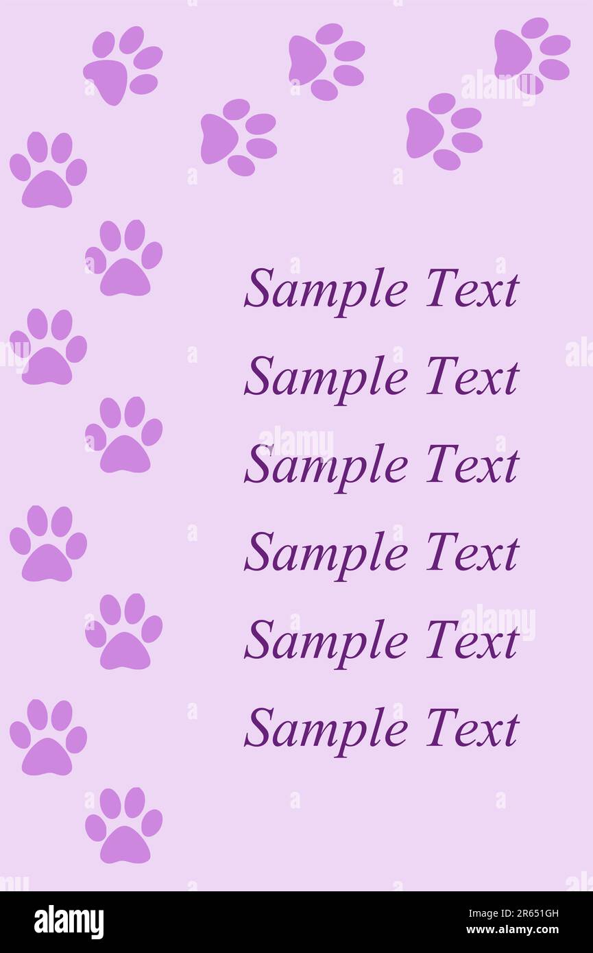Lavender paw print stationary Stock Vector Image & Art - Alamy Lavender paw print stationary Stock Vector Image & Art - Alamy