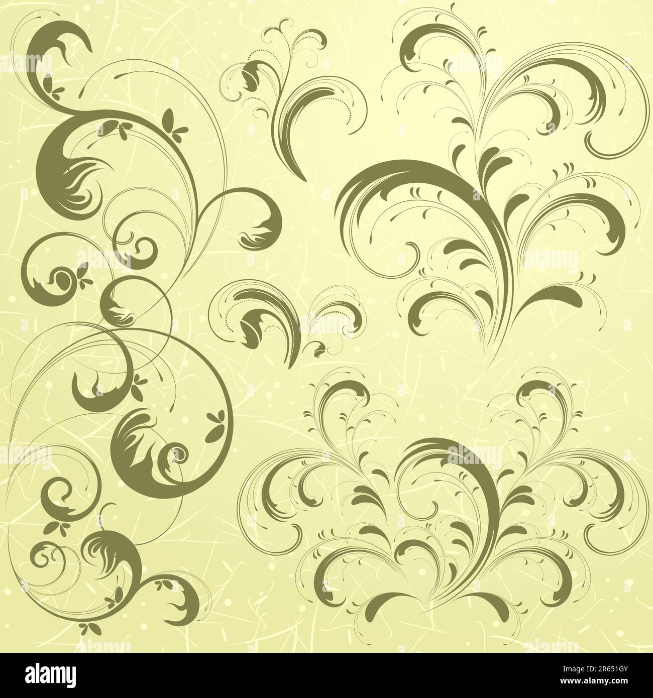 Set of Vintage Floral Frame Stock Vector Image & Art - Alamy