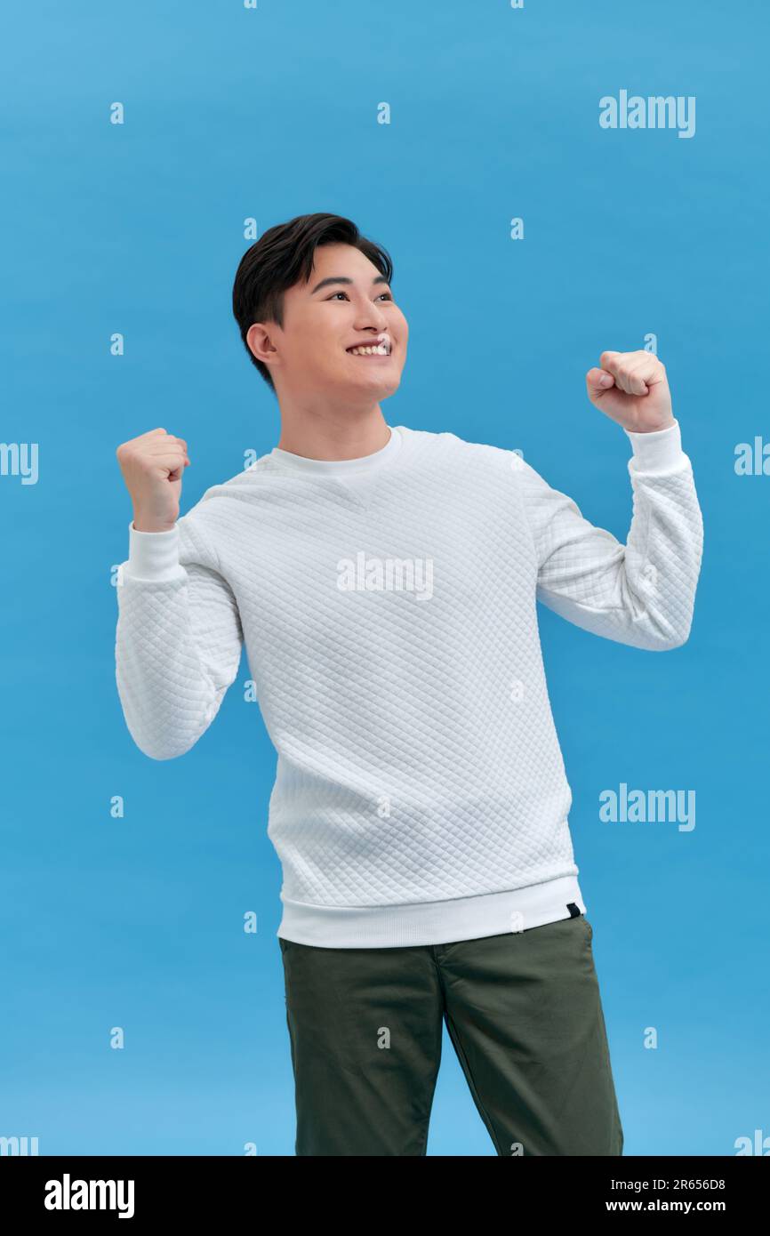 Raise his arms hi-res stock photography and images - Alamy
