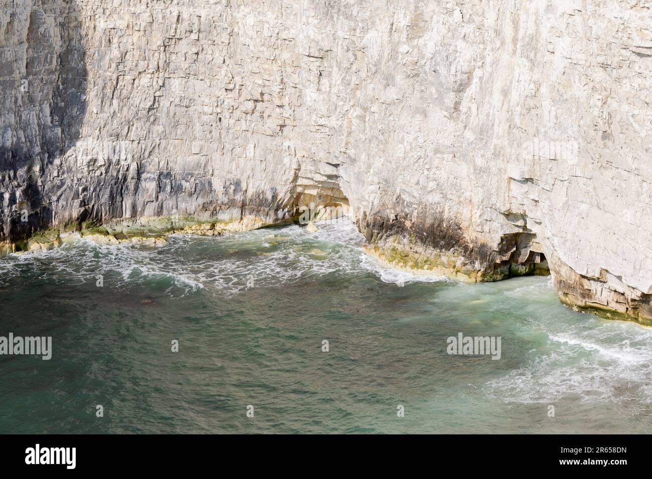 Old Harry Rocks at Handfast Point in Dorset on the Jurassic Coast Stock Photo