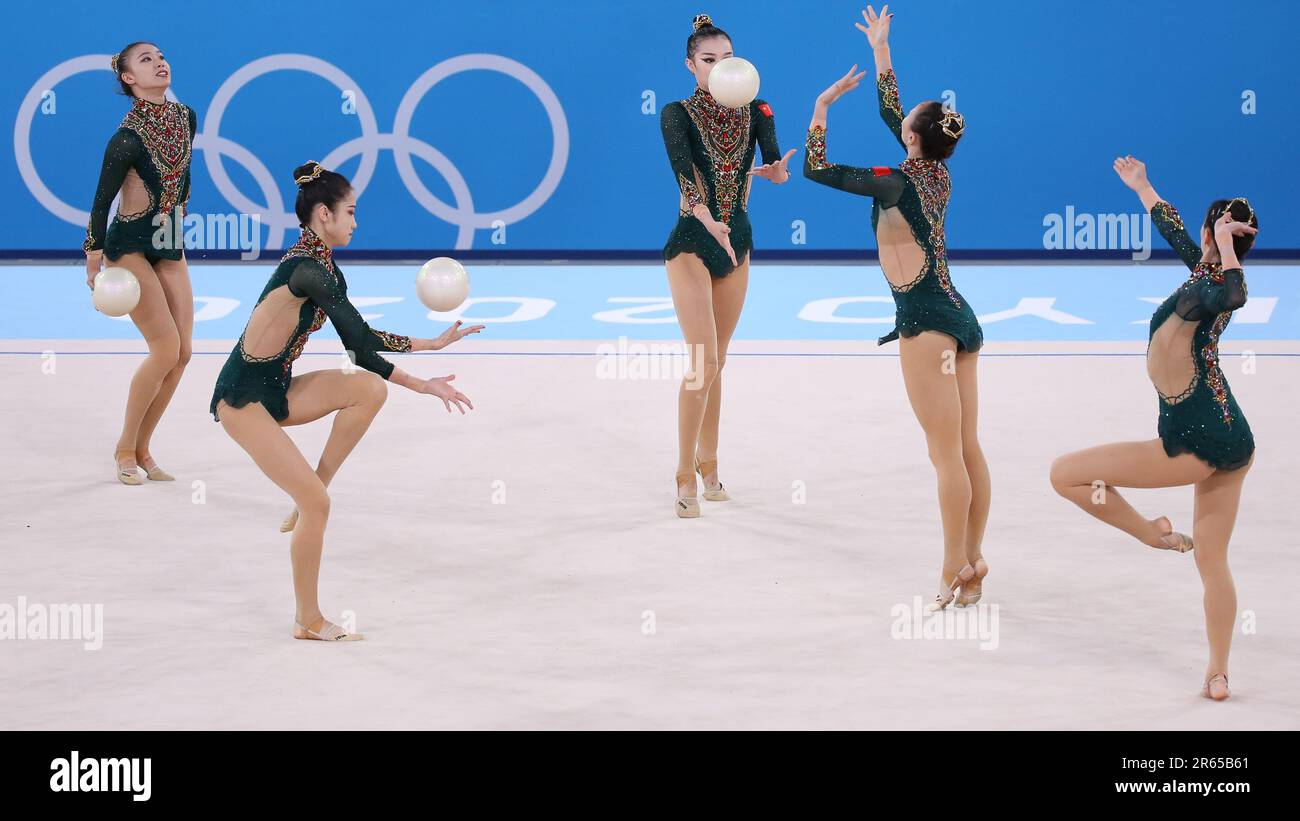 AUG 8, 2021 Tokyo, Japan Guo Qiqi, Hao Ting, Huang Zhangjiayang, Liu