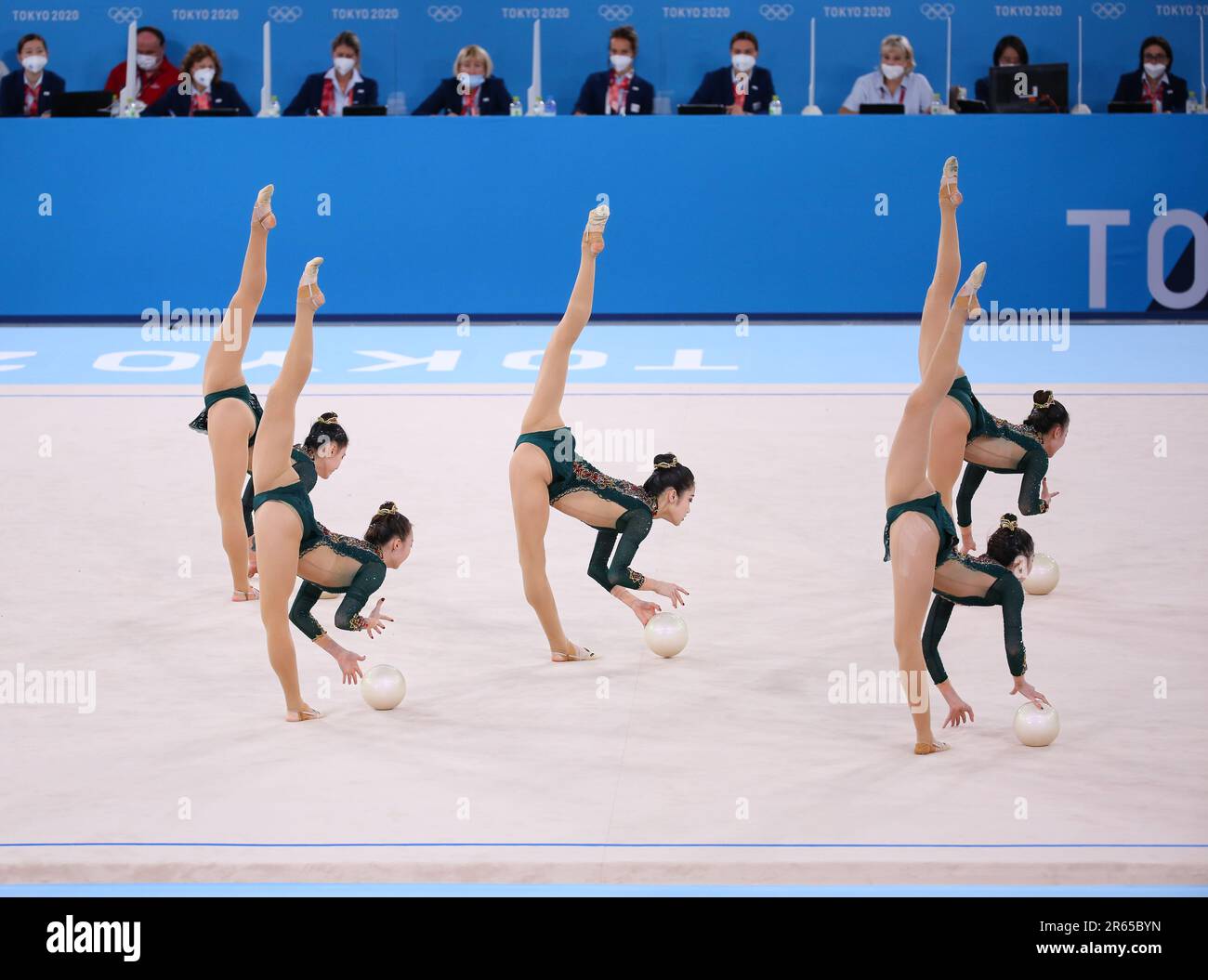 AUG 8, 2021 Tokyo, Japan Guo Qiqi, Hao Ting, Huang Zhangjiayang, Liu