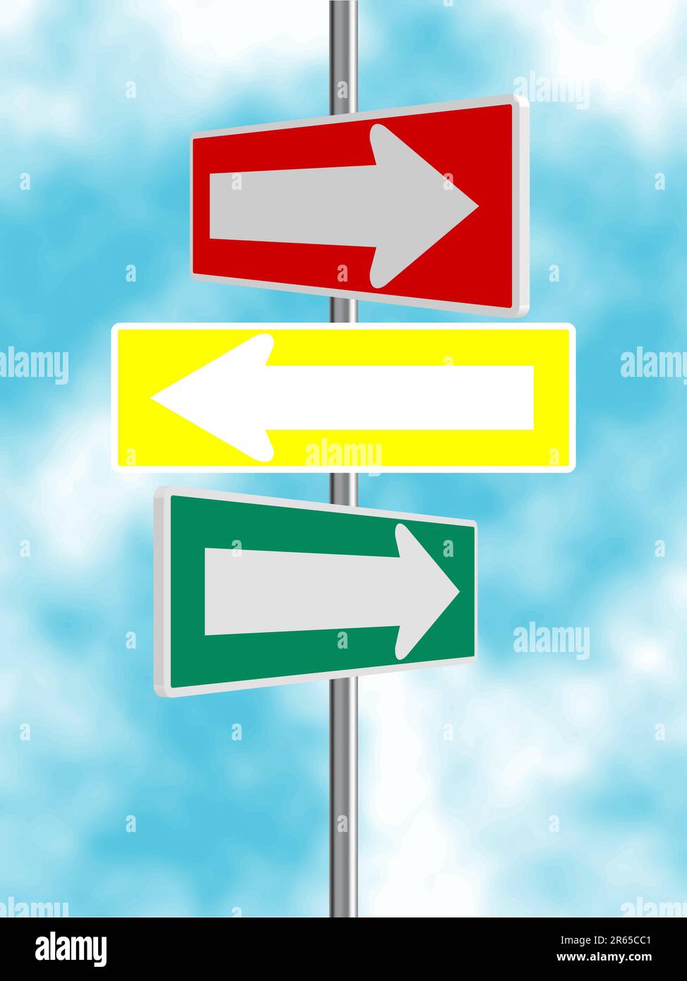 Multiple Sign Post Stock Vector Image & Art Alamy