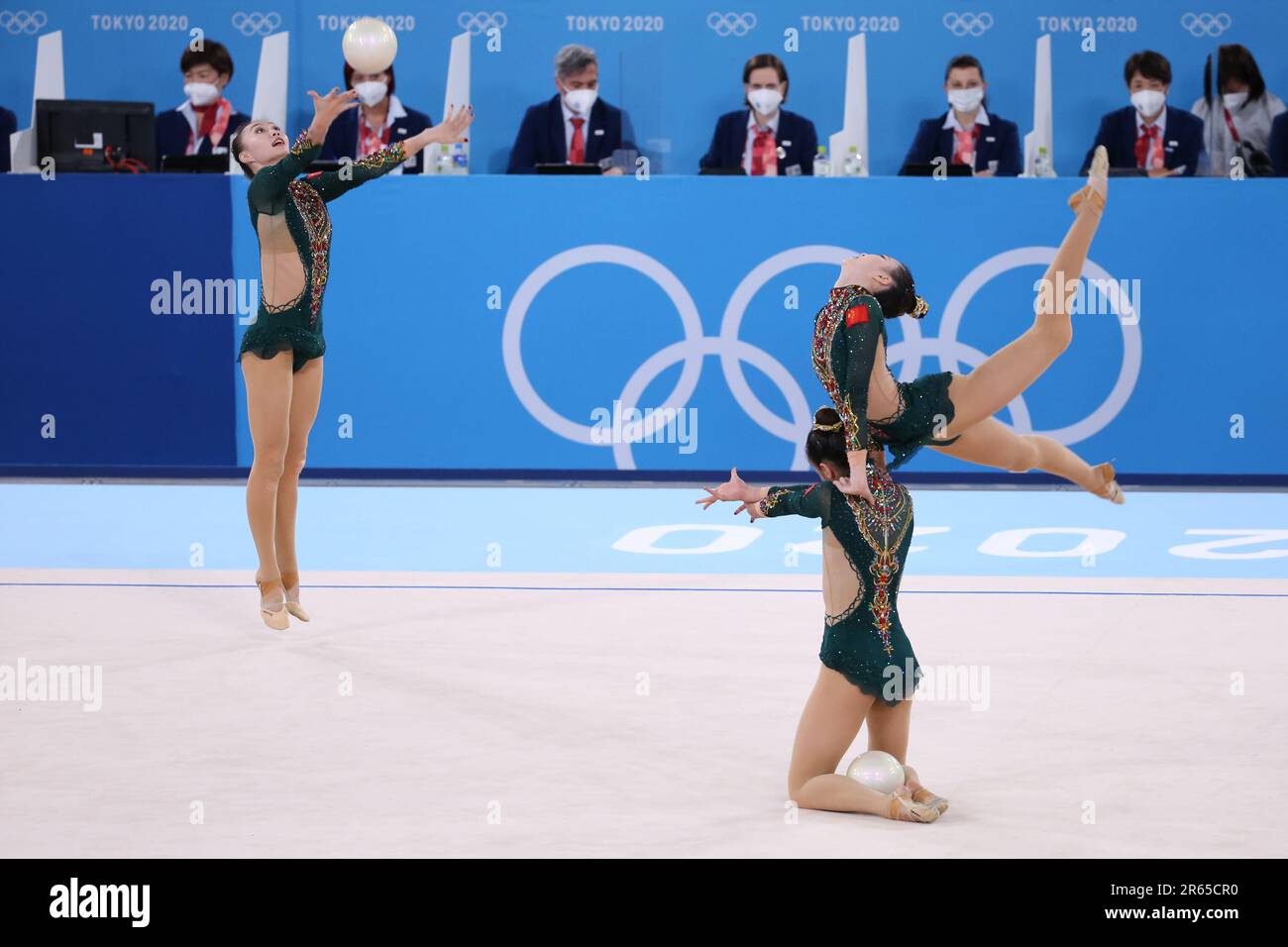 AUG 8, 2021 Tokyo, Japan Guo Qiqi, Hao Ting, Huang Zhangjiayang, Liu