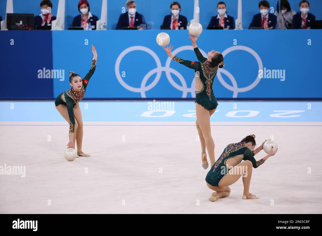 AUG 8, 2021 Tokyo, Japan Guo Qiqi, Hao Ting, Huang Zhangjiayang, Liu
