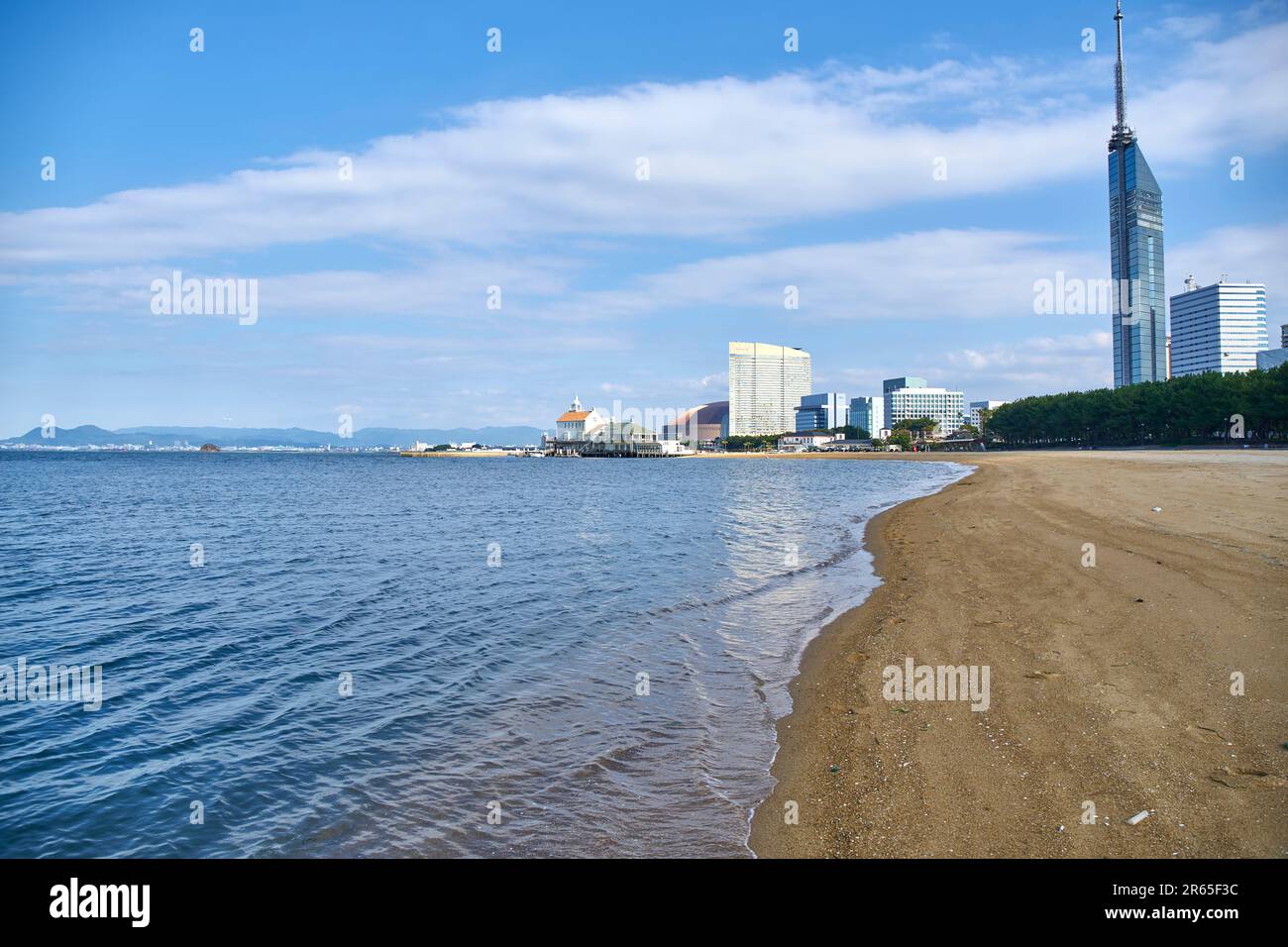 The Seaside Momochi Beach Park Stock Photo Alamy