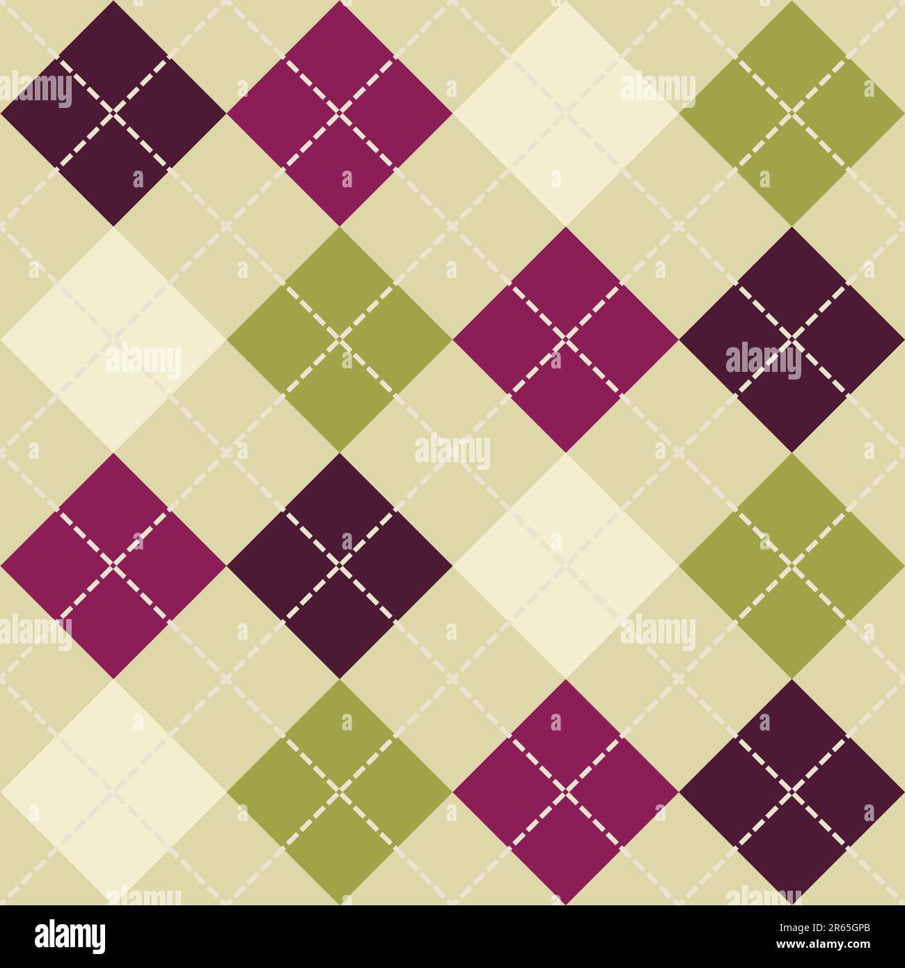 Seamless argyle pattern.  Please check my portfolio for more seamless patterns. Stock Vector