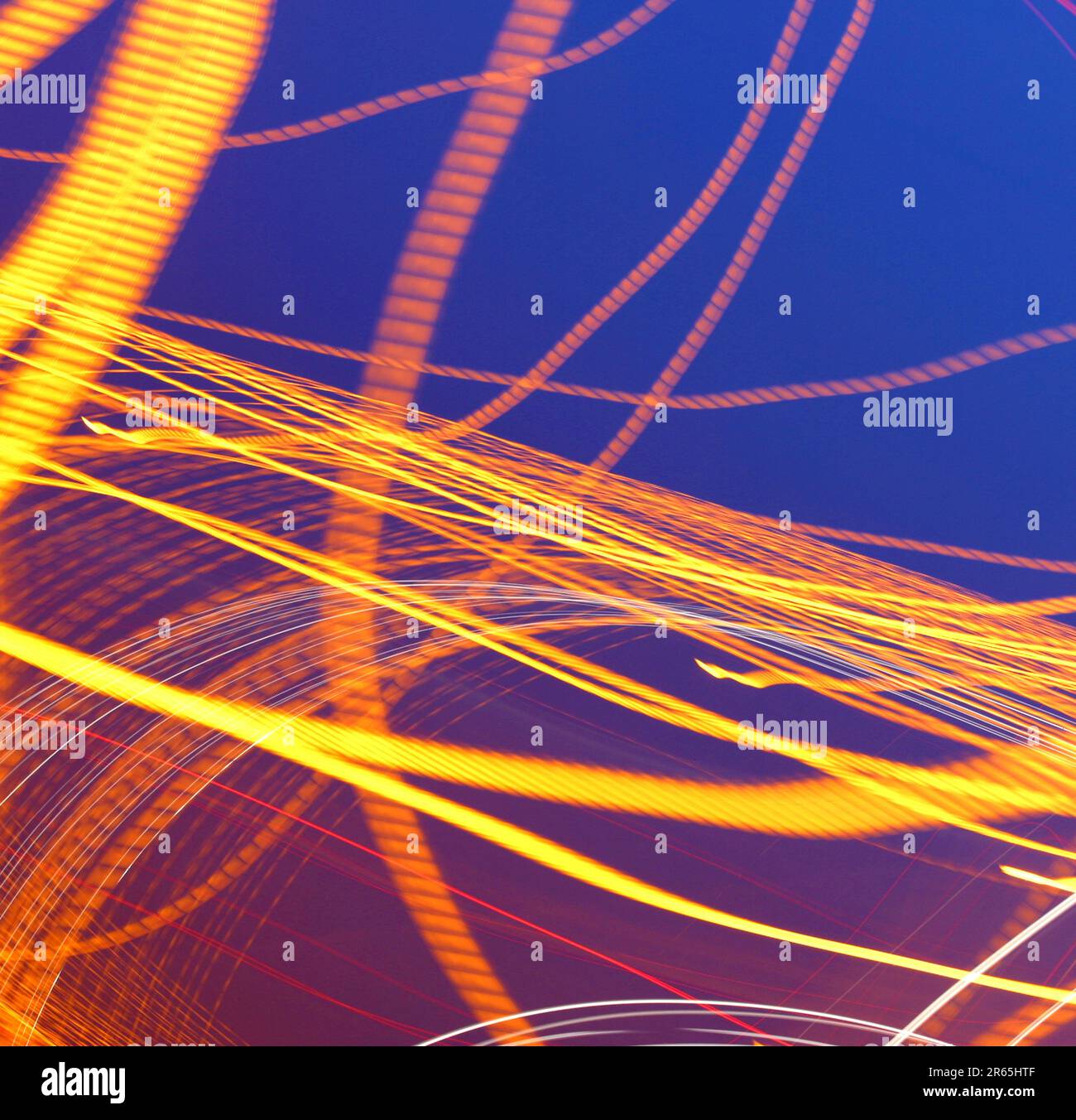 Blue and orange abstract art hi-res stock photography and images - Alamy