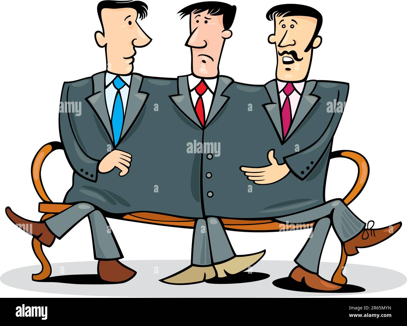Concept illustration of company partners Stock Vector Image & Art - Alamy