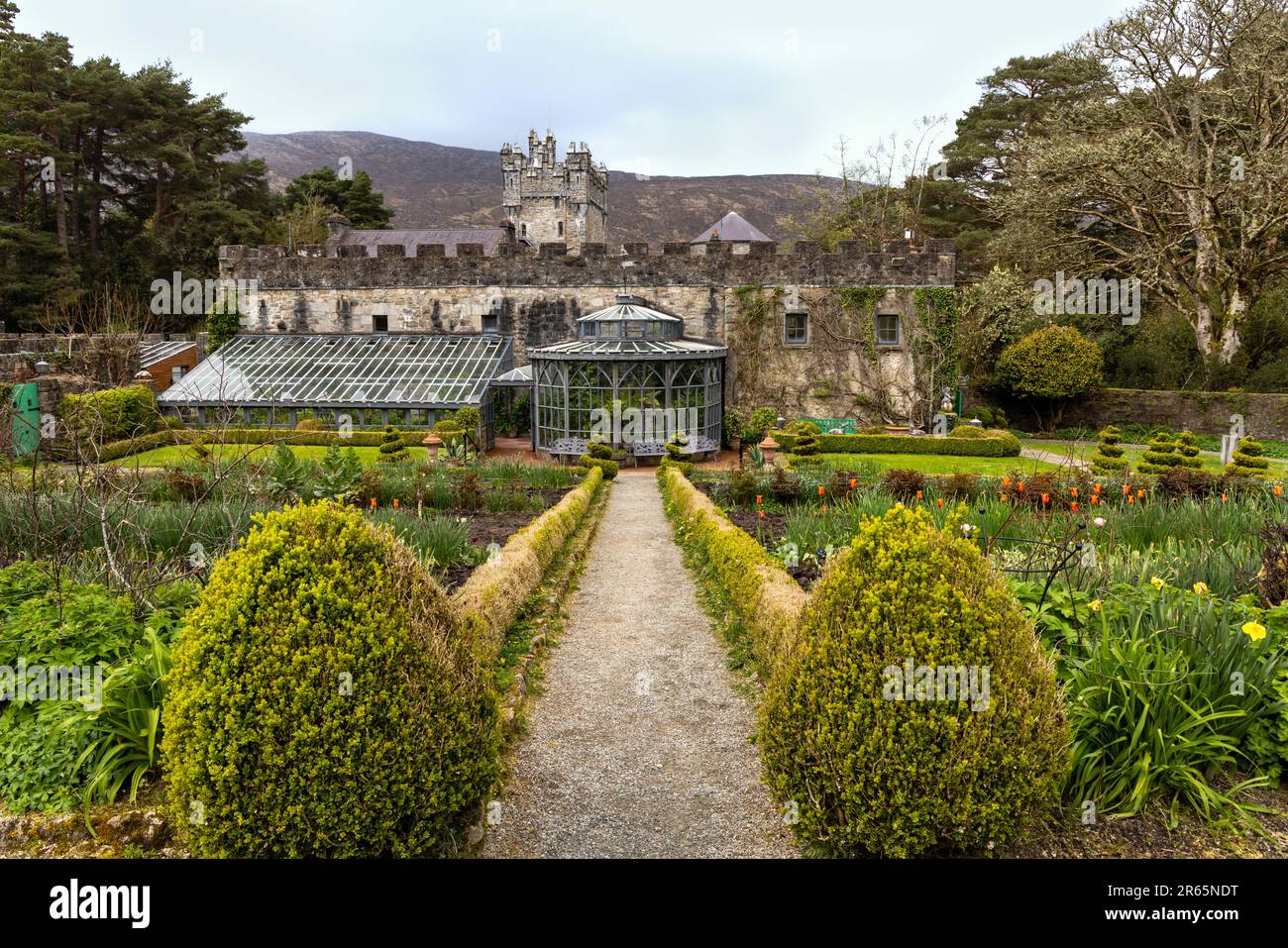 View from the Walled Garden of Glenveagh Castle, Glenveagh National