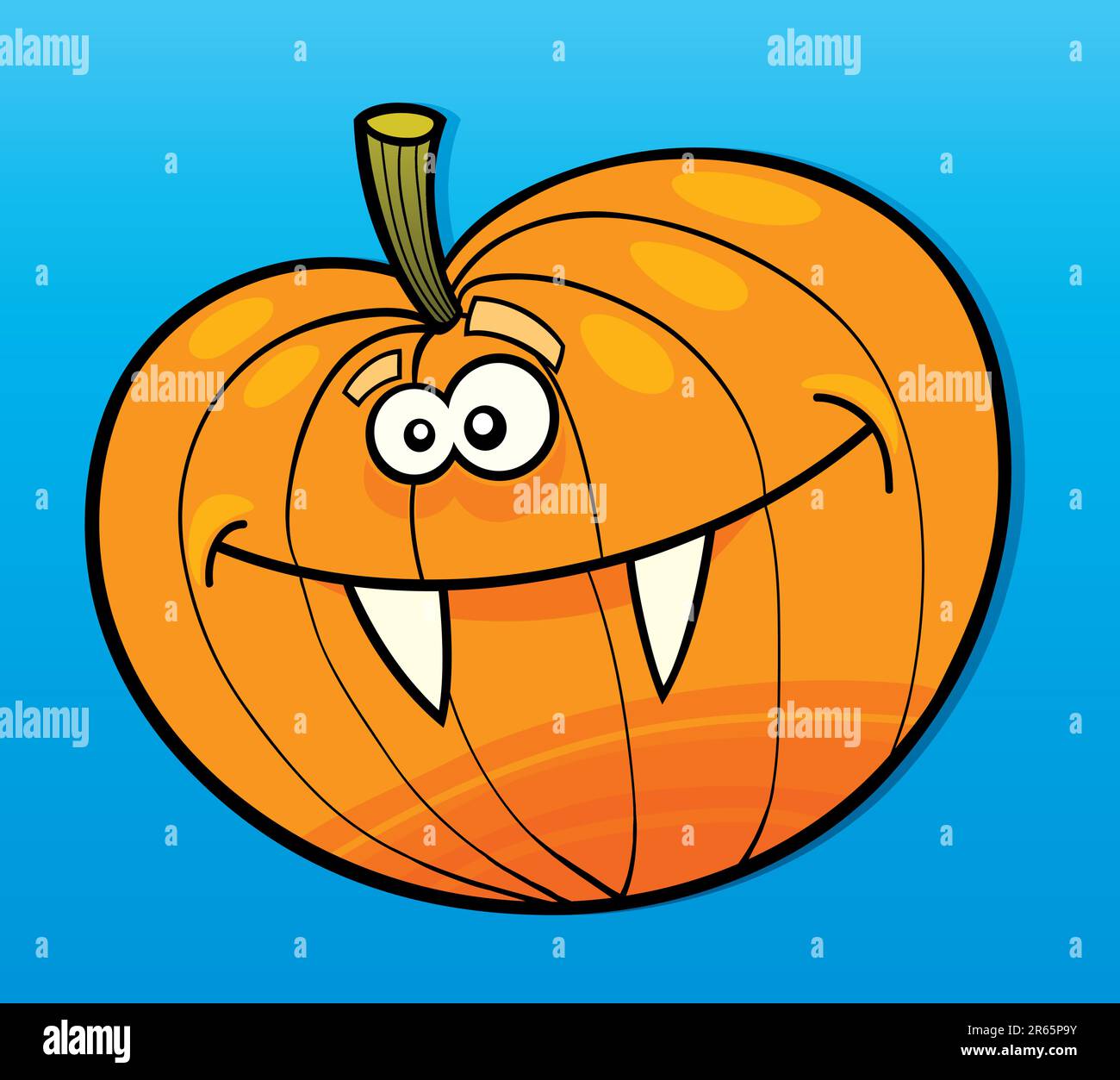 Illustration of funny halloween pumpkin Stock Vector Image & Art - Alamy
