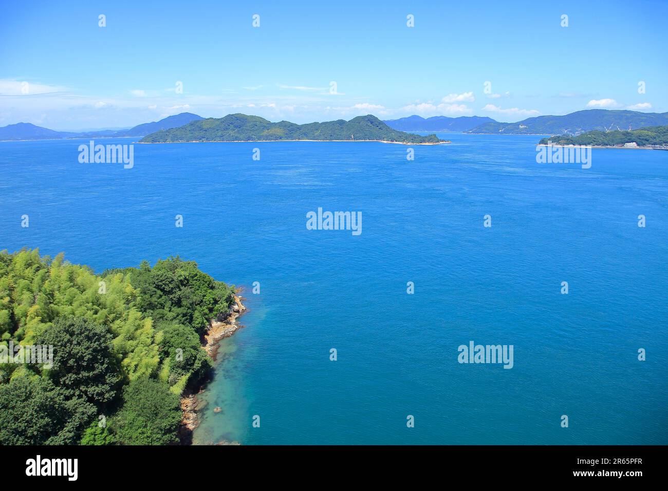 Islands in the Seto Inland Sea Stock Photo