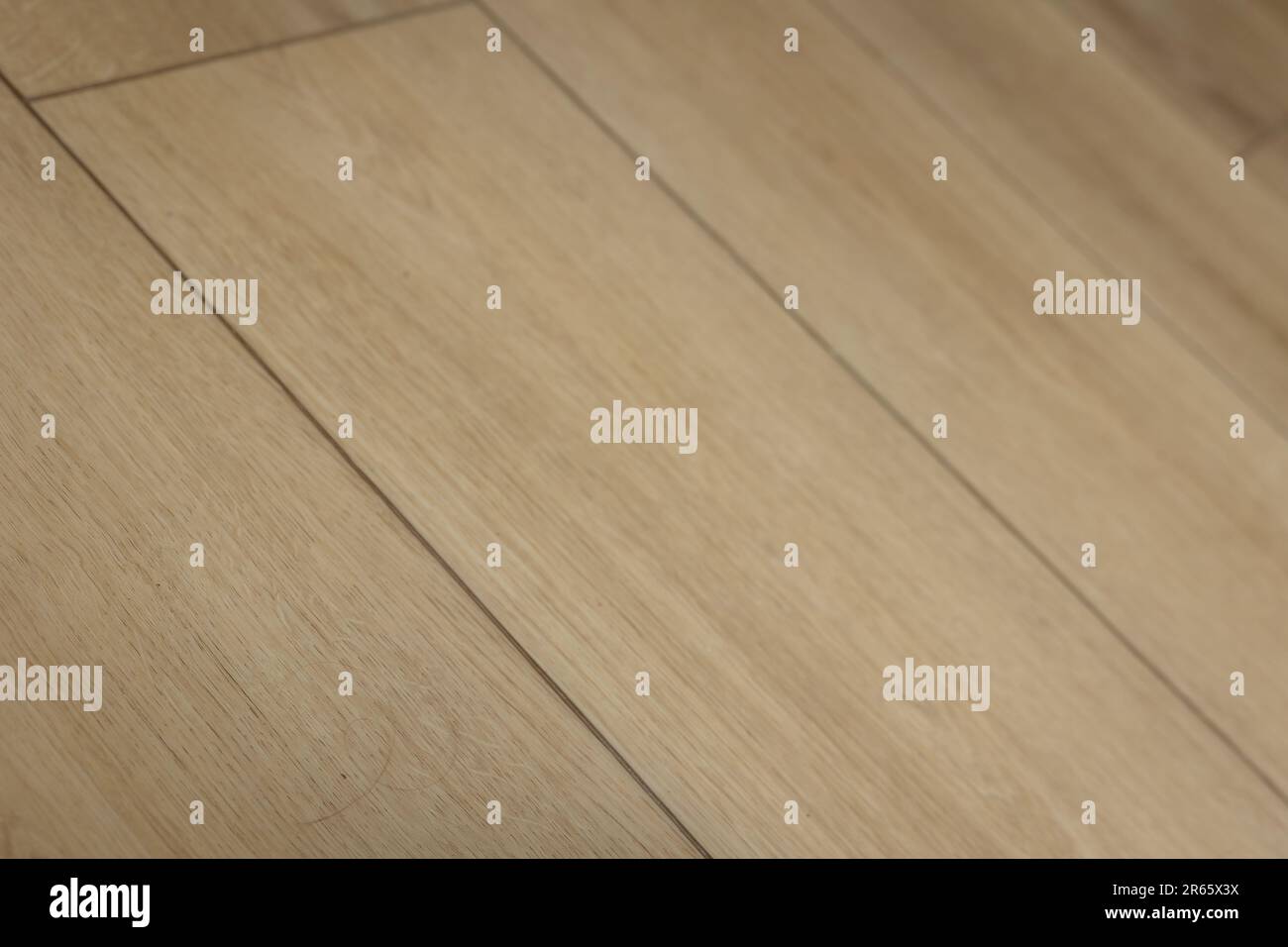 A light white oak LVP luxury vinyl plank floor in a newly remodeled
