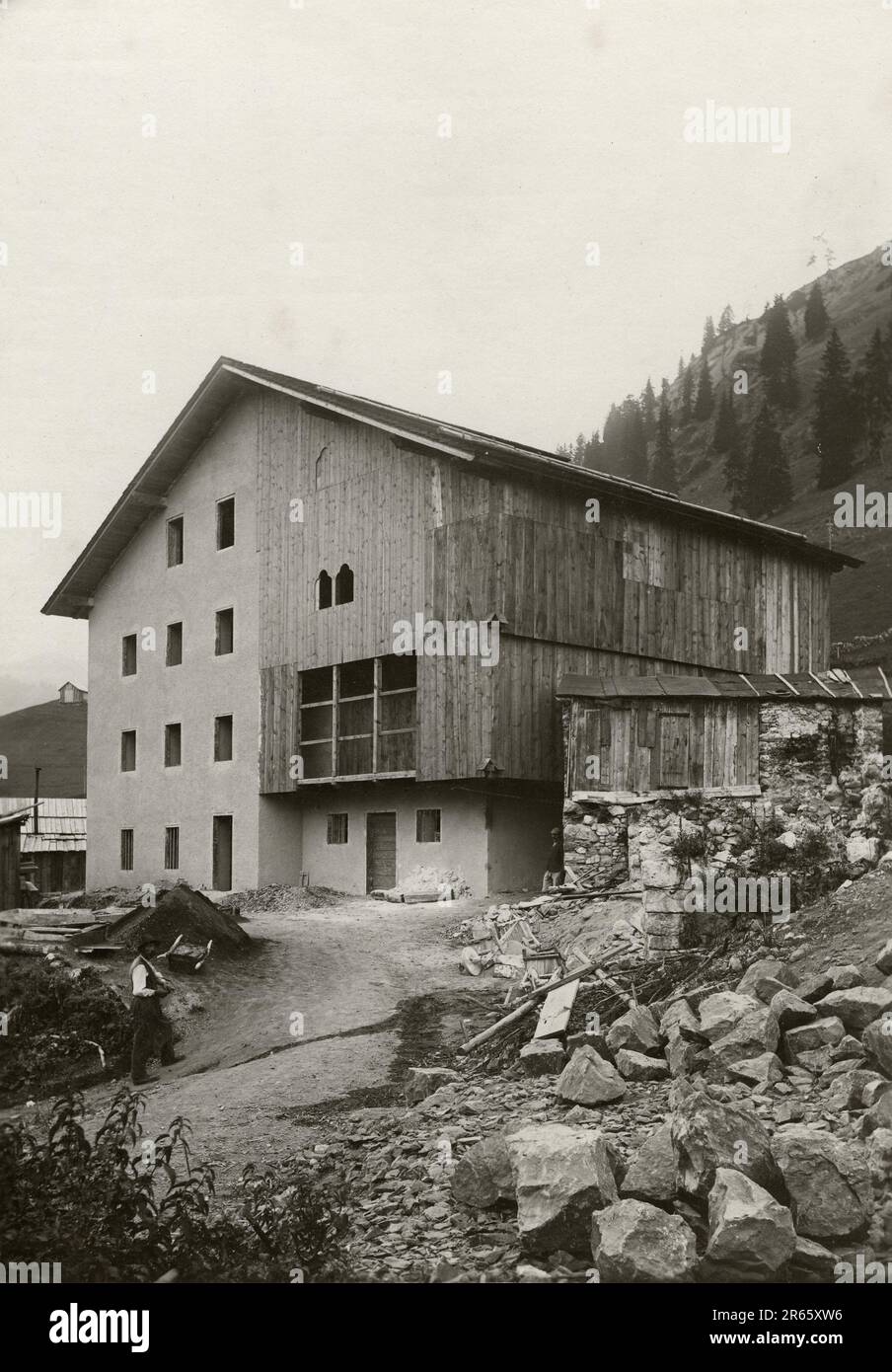 Veneto - Belluno - Livinallongo del Col di Lana (anni 30) Stock Photo