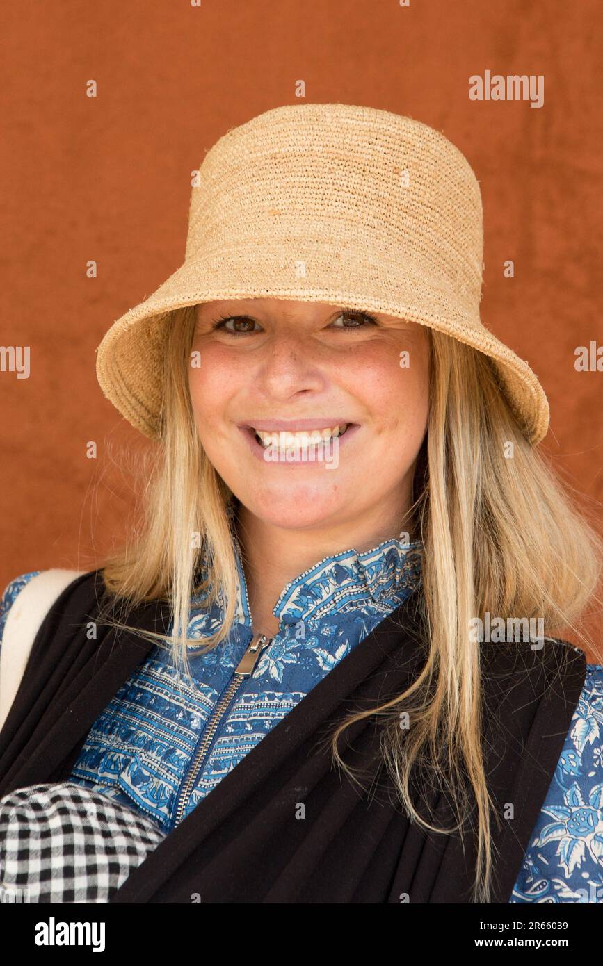 Paris, France. 07th June, 2023. Cindy Poumeyrol at village during French Open Roland Garros 2023 on Juin 07, 2023 in Paris, France. Photo by Nasser Berzane/ABACAPRESS.COM Credit: Abaca Press/Alamy Live News Stock Photo
