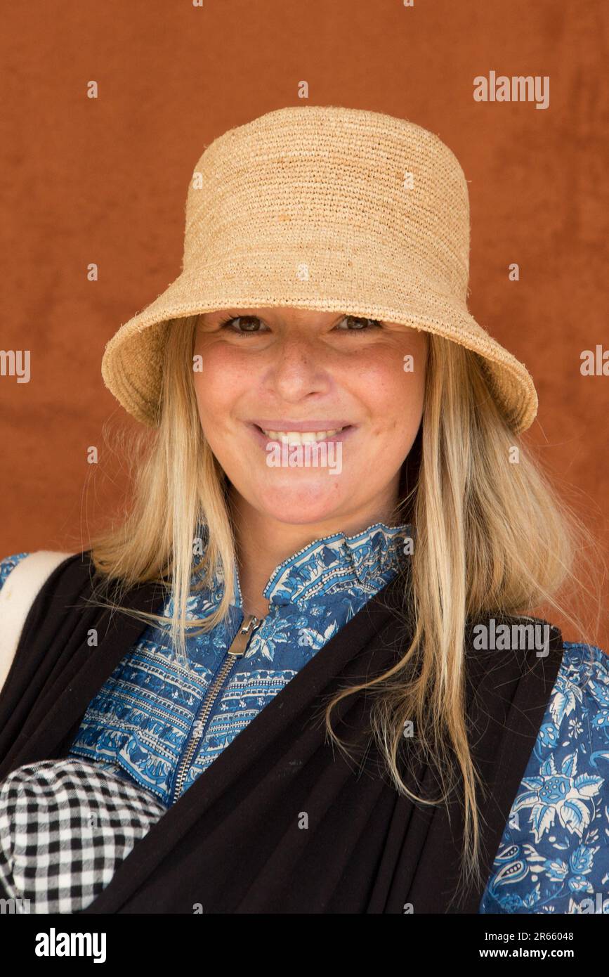 Paris, France. 07th June, 2023. Cindy Poumeyrol at village during French Open Roland Garros 2023 on Juin 07, 2023 in Paris, France. Photo by Nasser Berzane/ABACAPRESS.COM Credit: Abaca Press/Alamy Live News Stock Photo