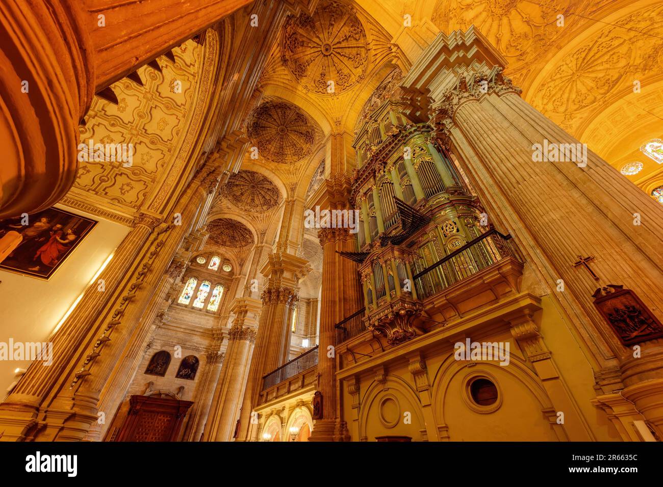 Interior of Granada Cathedral (Cathedral of the Incarnation). Andalusia, Spain Stock Photo