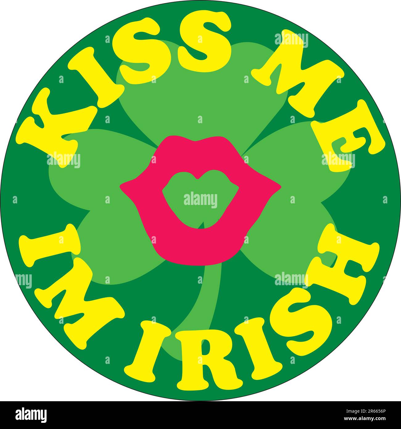 Kiss me im Irish icon vector drawing Stock Vector Image & Art - Alamy